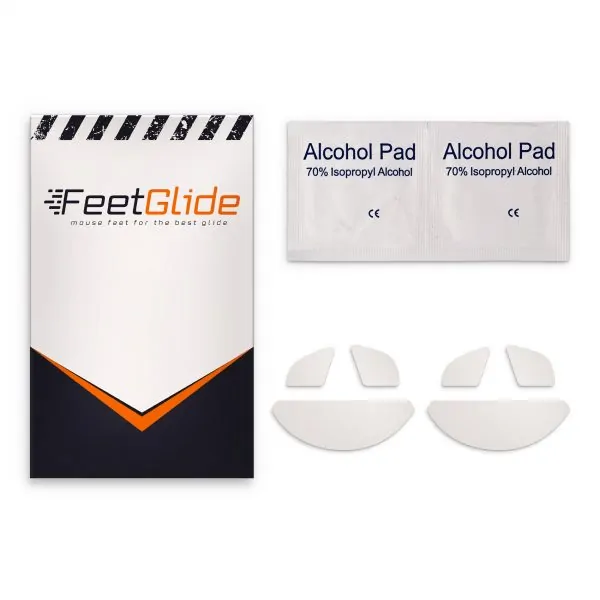 FeetGlide Skates for HyperX Pulsefire Dart Wireless (FG-084) - delivery set