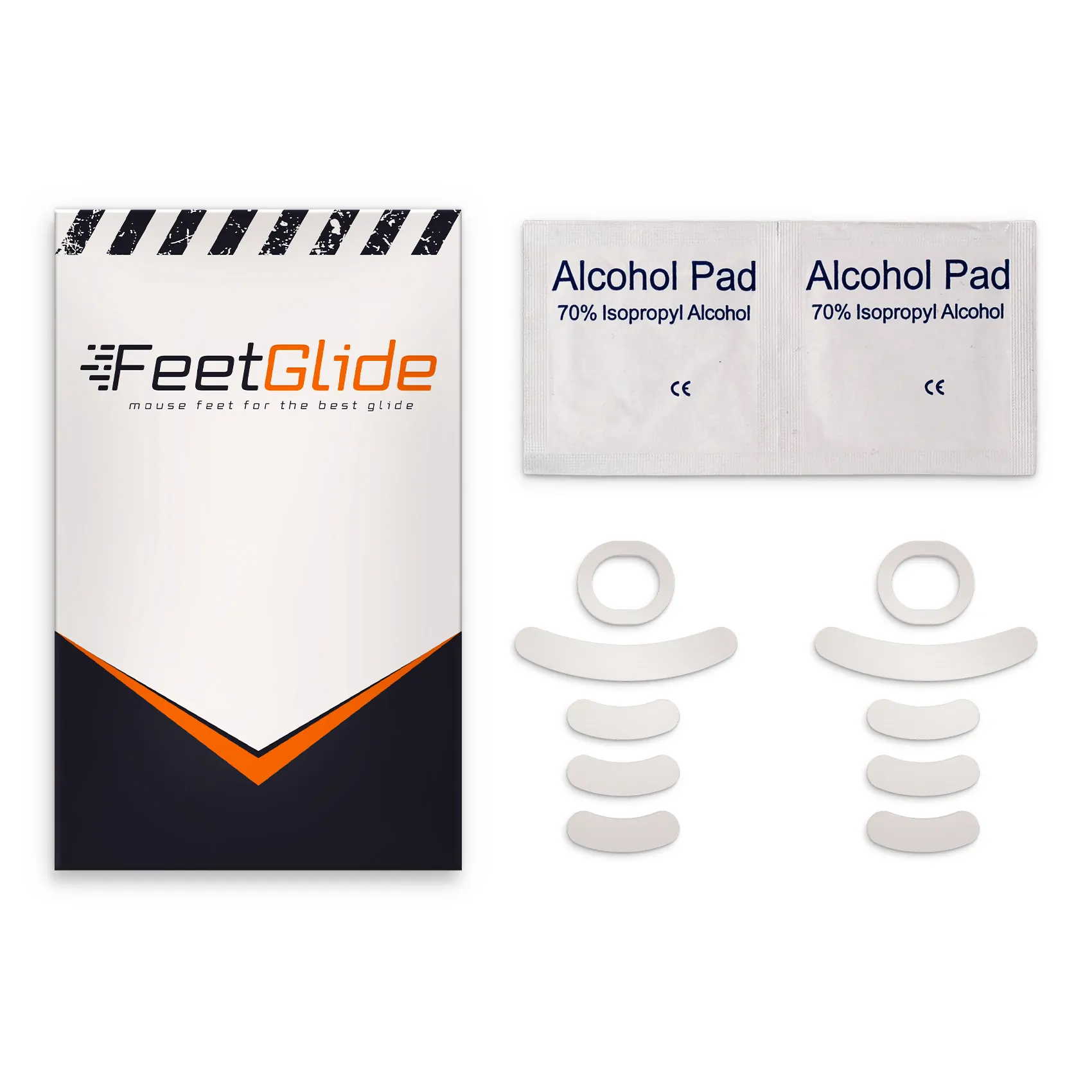 FeetGlide Skates for Logitech G Pro Wireless (FG-015) - delivery set