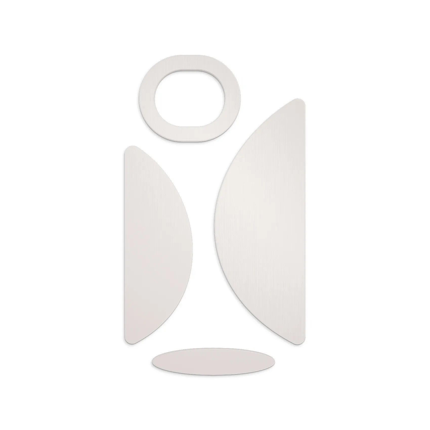 Глайды FeetGlide для Logitech G400 / G400S / MX518 Refresh (v2) (FG-054) фото сверху