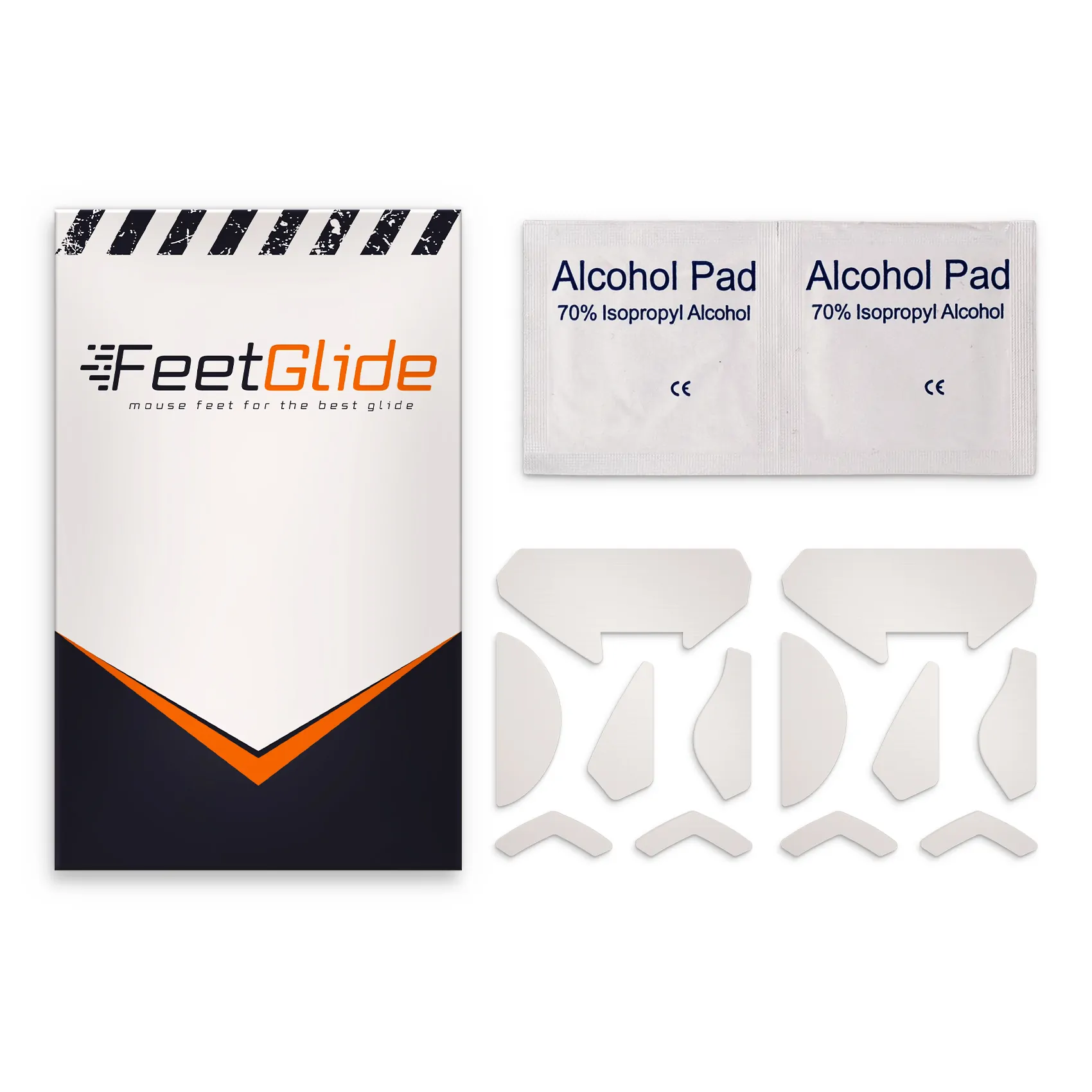 FeetGlide Skates for Logitech G402 (FG-039) - delivery set