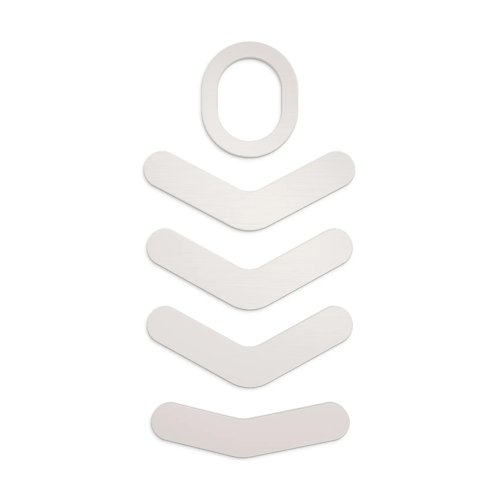 Глайди FeetGlide для Logitech G604 (FG-085) вид зверху