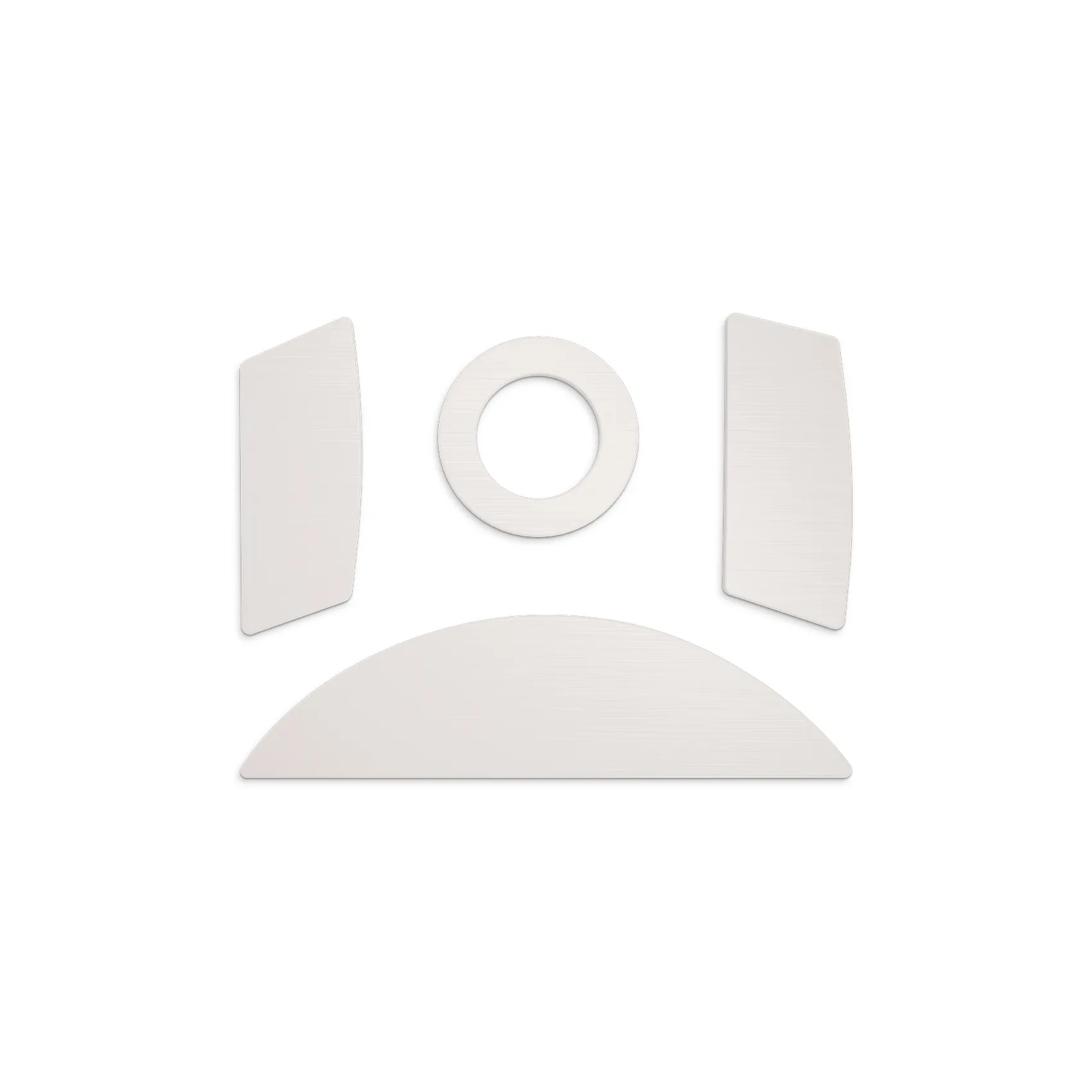 FeetGlide Skates for Razer Mamba Tournament Edition / Mamba 2015 (FG-057) - top view