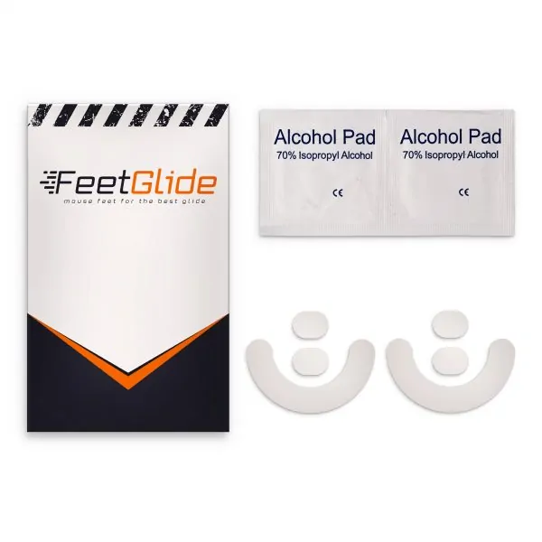 FeetGlide Skates for SteelSeries Rival 3 / Rival 3 Wireless (FG-026) - delivery set