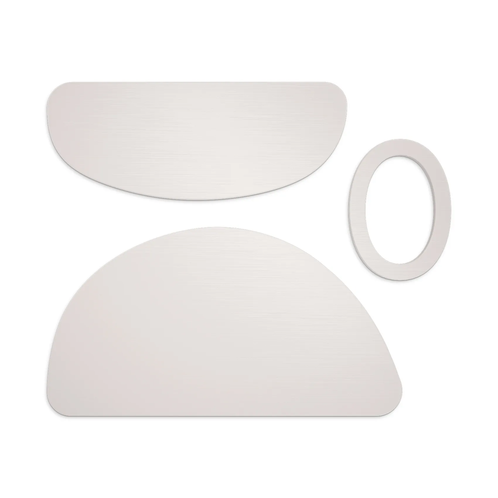 FeetGlide Skates for Zowie EC1 / EC1-A / EC1-B DIVINA / EC2 / EC2-A / EC2-B DIVINA (FG-006) - top view