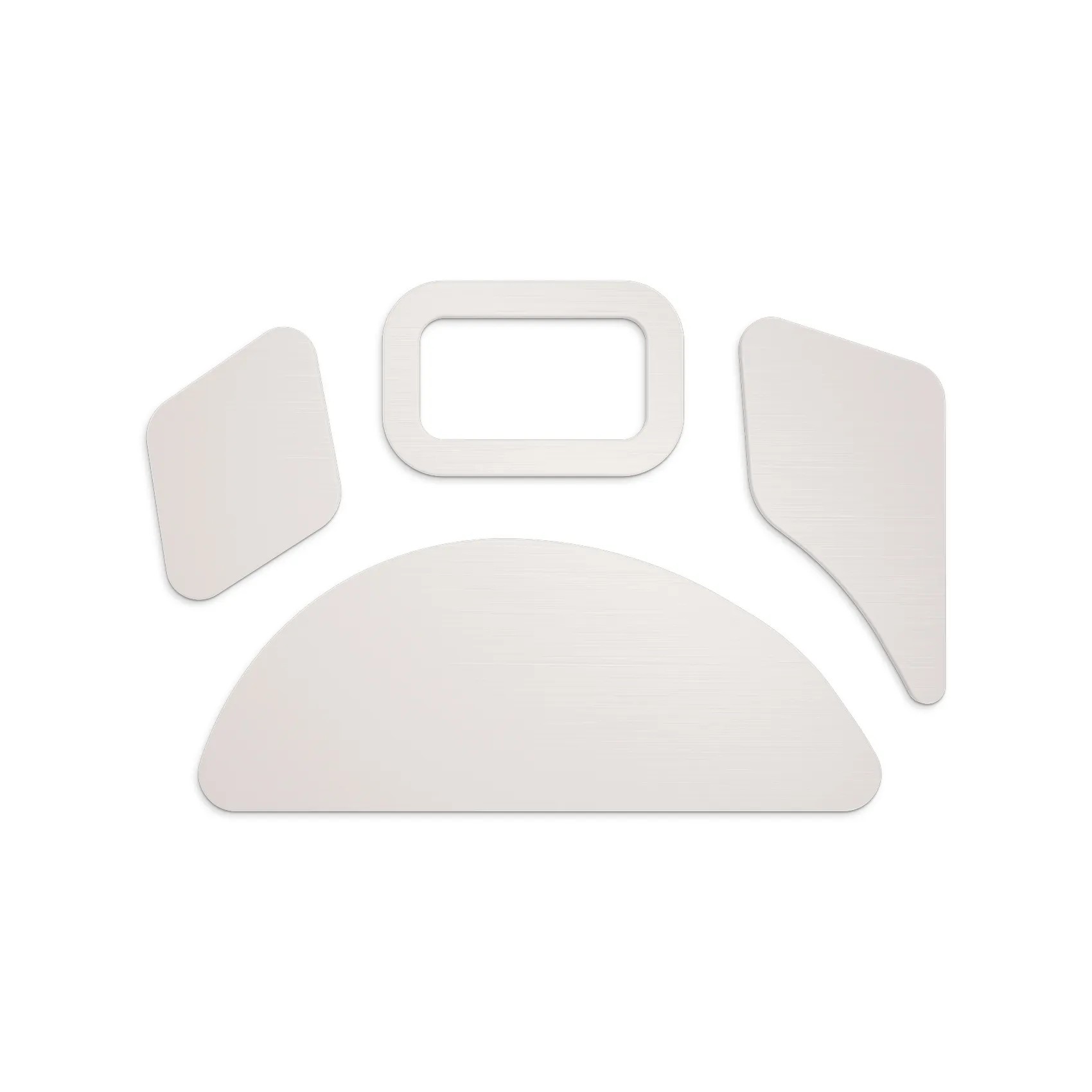 Глайды FeetGlide для Razer Naga X (FG-098) вид сверху