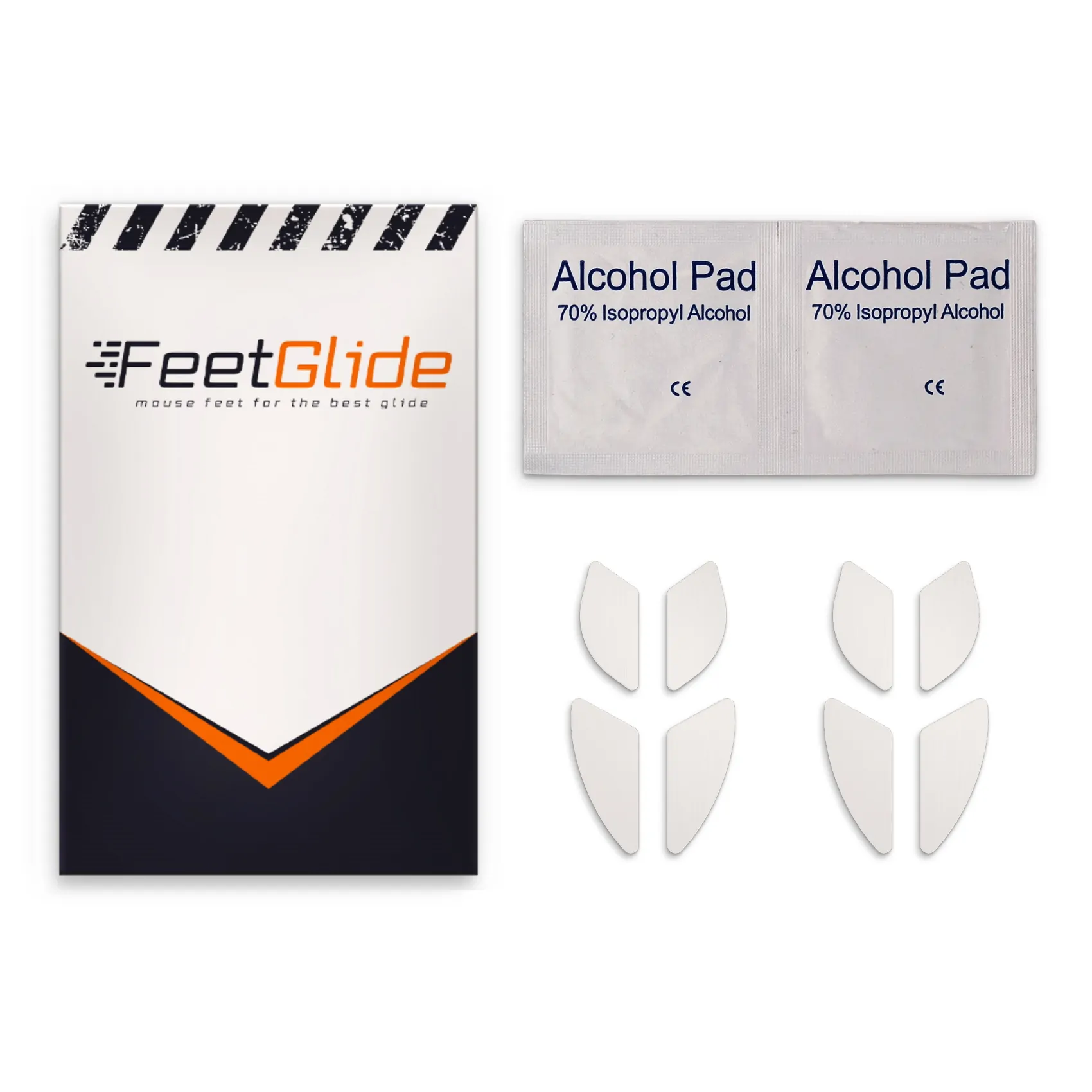 Глайды FeetGlide для Glorious Model O Wireless (FG-104) фото комплекта поставки