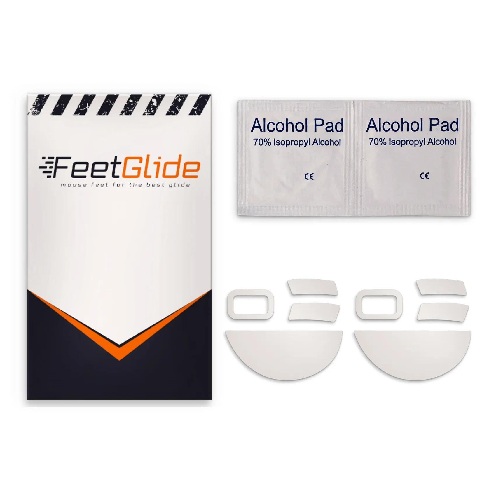 FeetGlide Skates for Razer Mamba HyperFlux (FG-102) - delivery set