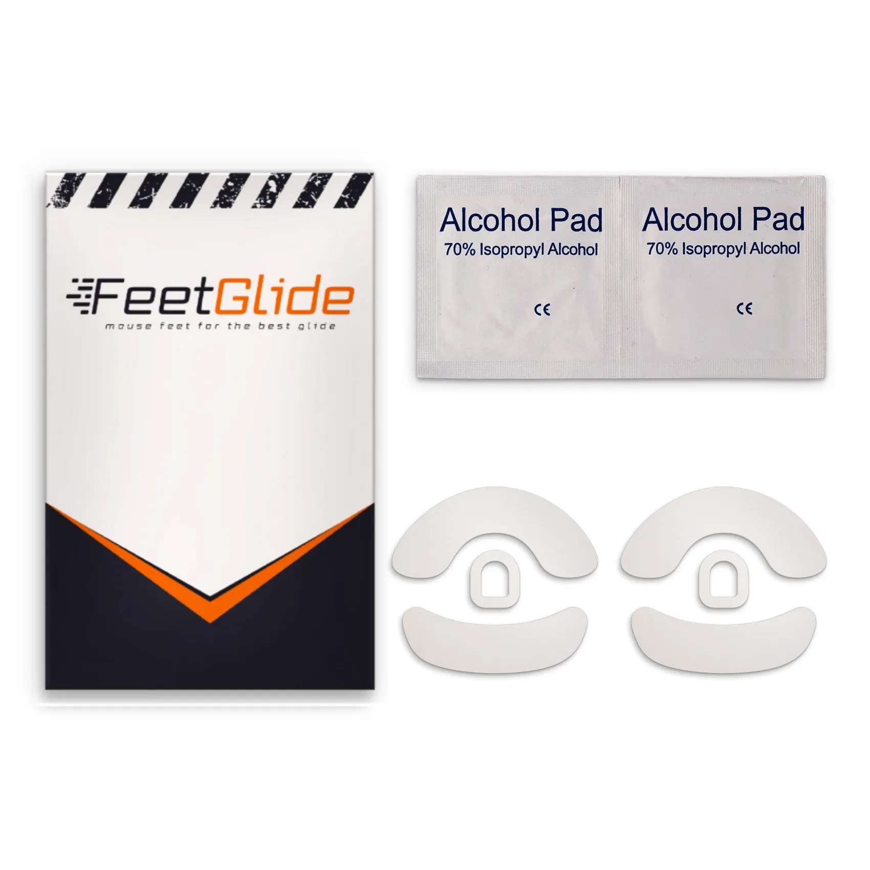 FeetGlide Skates for Endgame Gear XM1 RGB / XM1r (FG-106) - delivery set