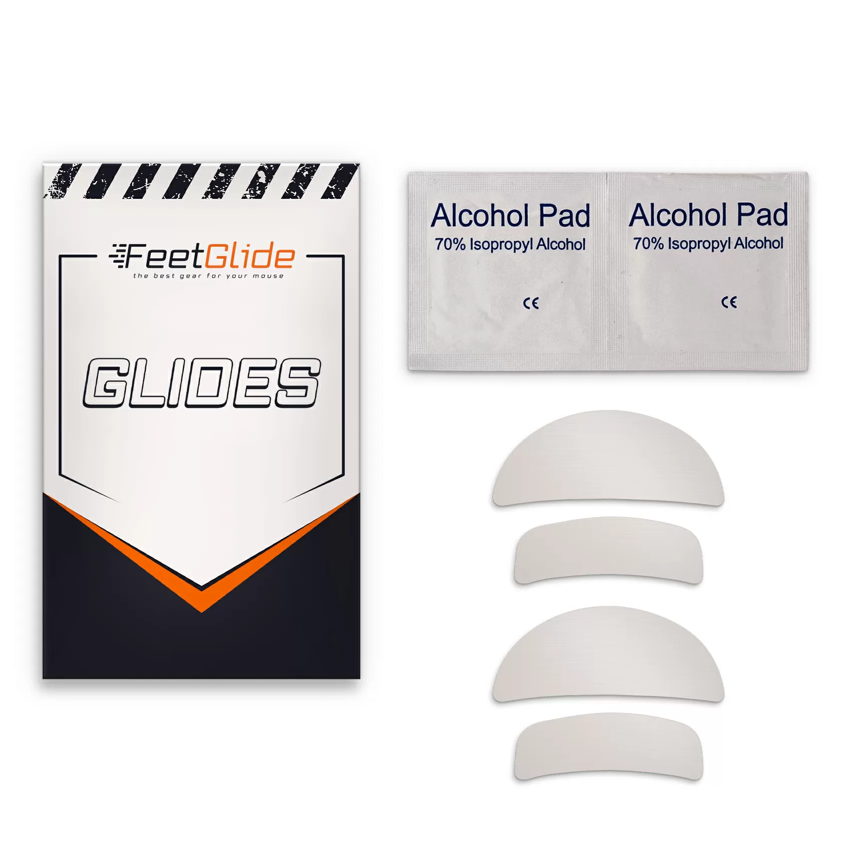 Глайды FeetGlide для Roccat Burst Core / Burst Pro (FG-081) фото комплекта поставки