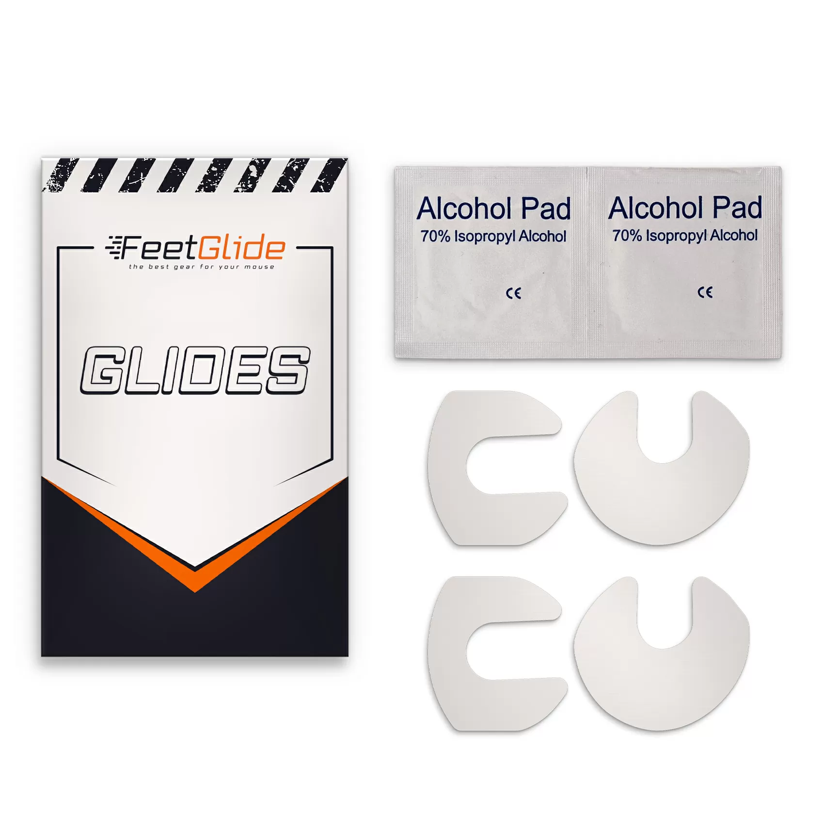 Глайды FeetGlide для Fnatic CLUTCH 2 (FG-114) фото комплекта поставки