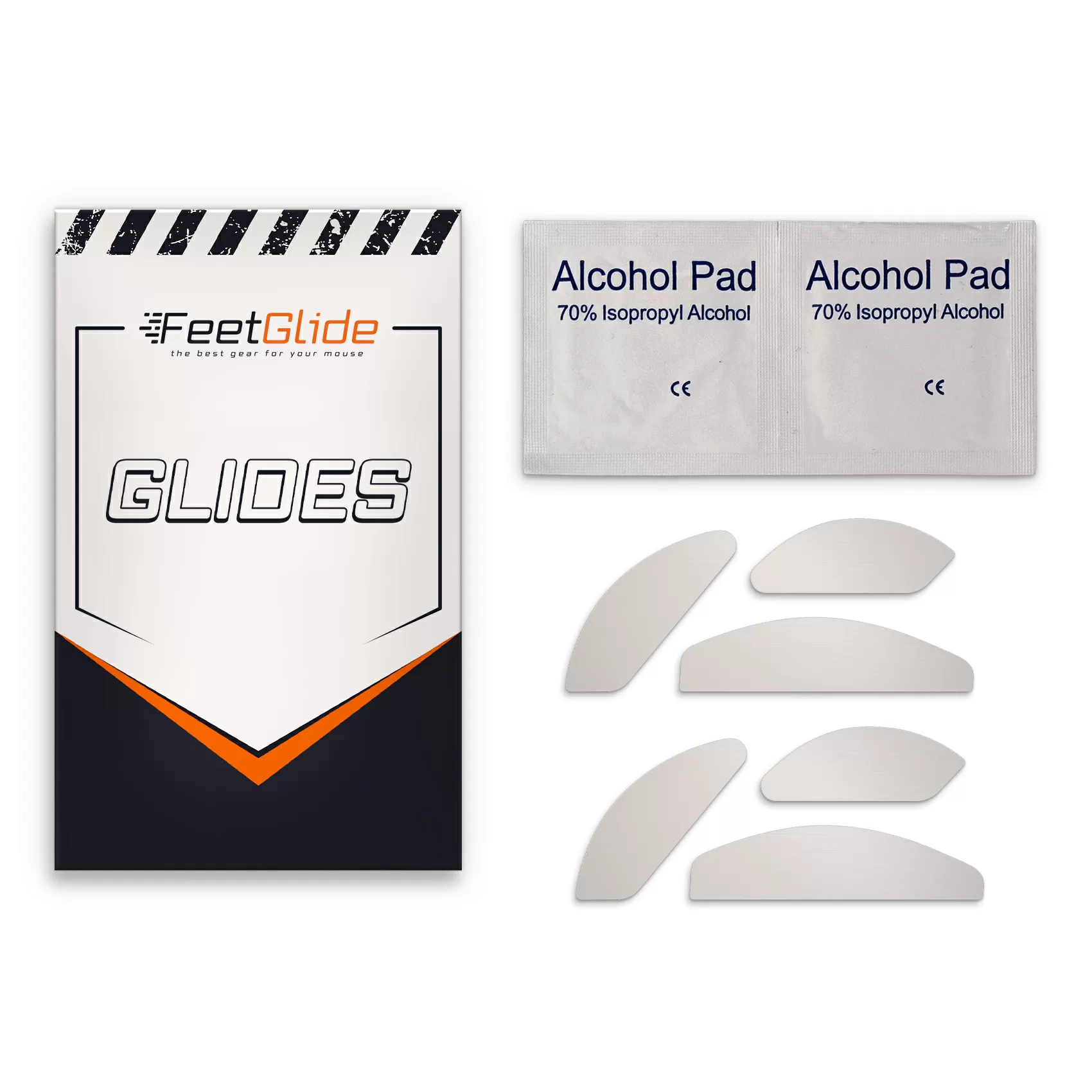 Глайды FeetGlide для Ninjutso Origin One X Wireless (FG-113) комплект поставки