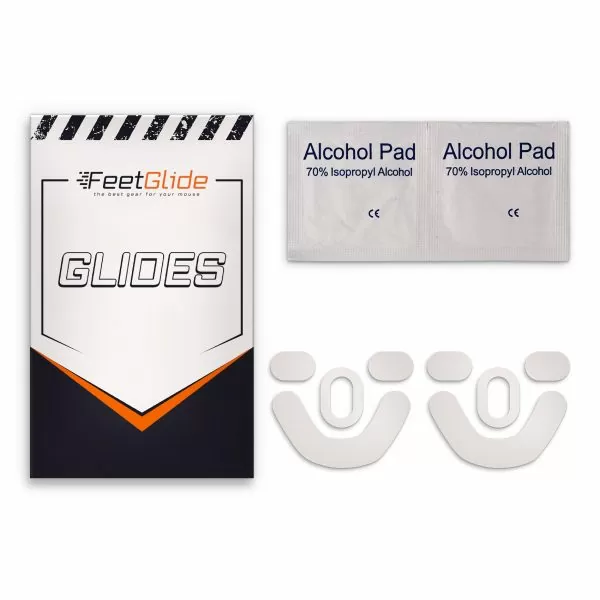 FeetGlide Skates for SteelSeries Prime / Prime Wireless (FG-117) - delivery set