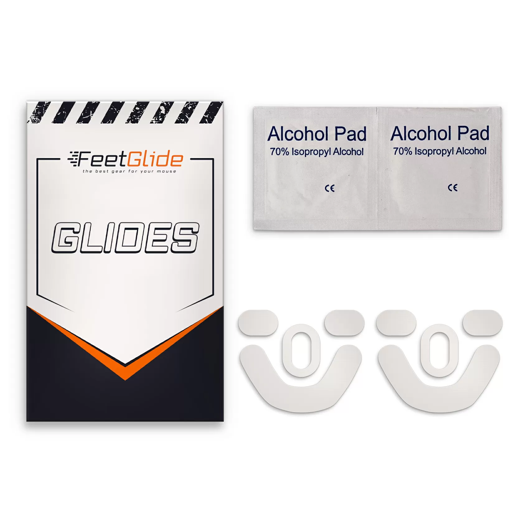 Глайды FeetGlide для SteelSeries Prime / Prime Wireless (FG-117) фото комплекта поставки