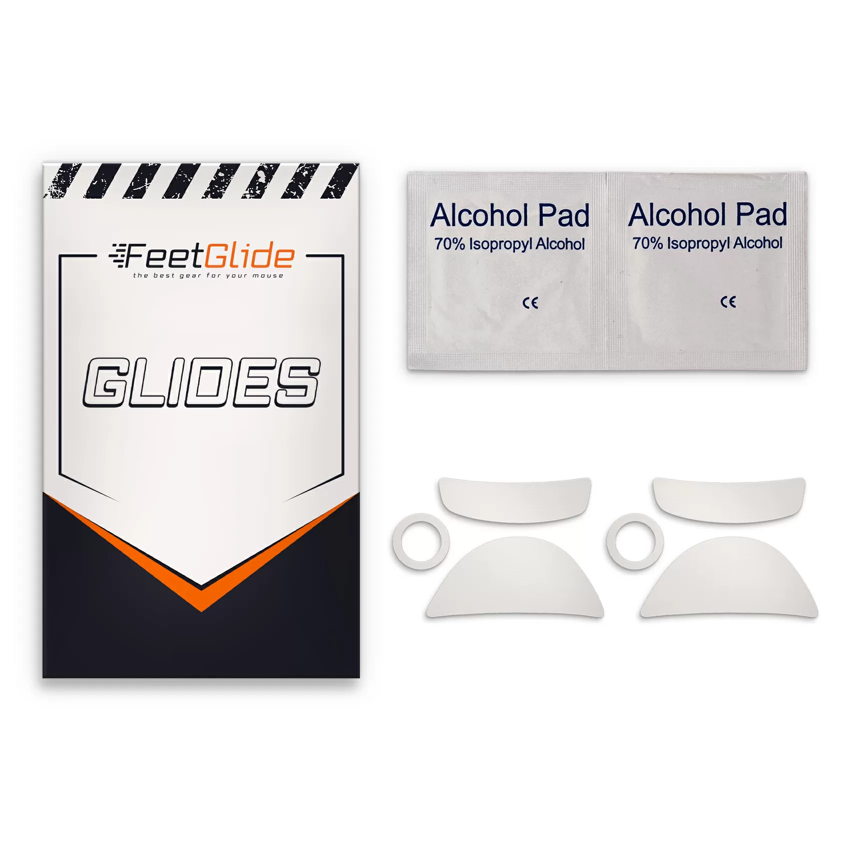 Глайды FeetGlide для Roccat Kone Pro / Pro Air (FG-124) фото комплекта поставки