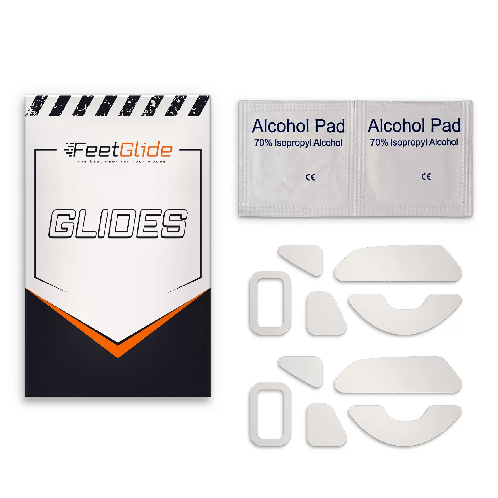 FeetGlide Skates for Razer Basilisk V3 (FG-131) - delivery set