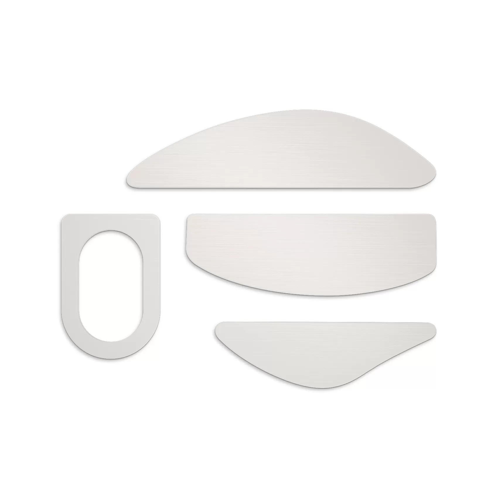 FeetGlide Skates for Xtrfy M1 RGB / Xtrfy M3 RGB (FG-137) - top view