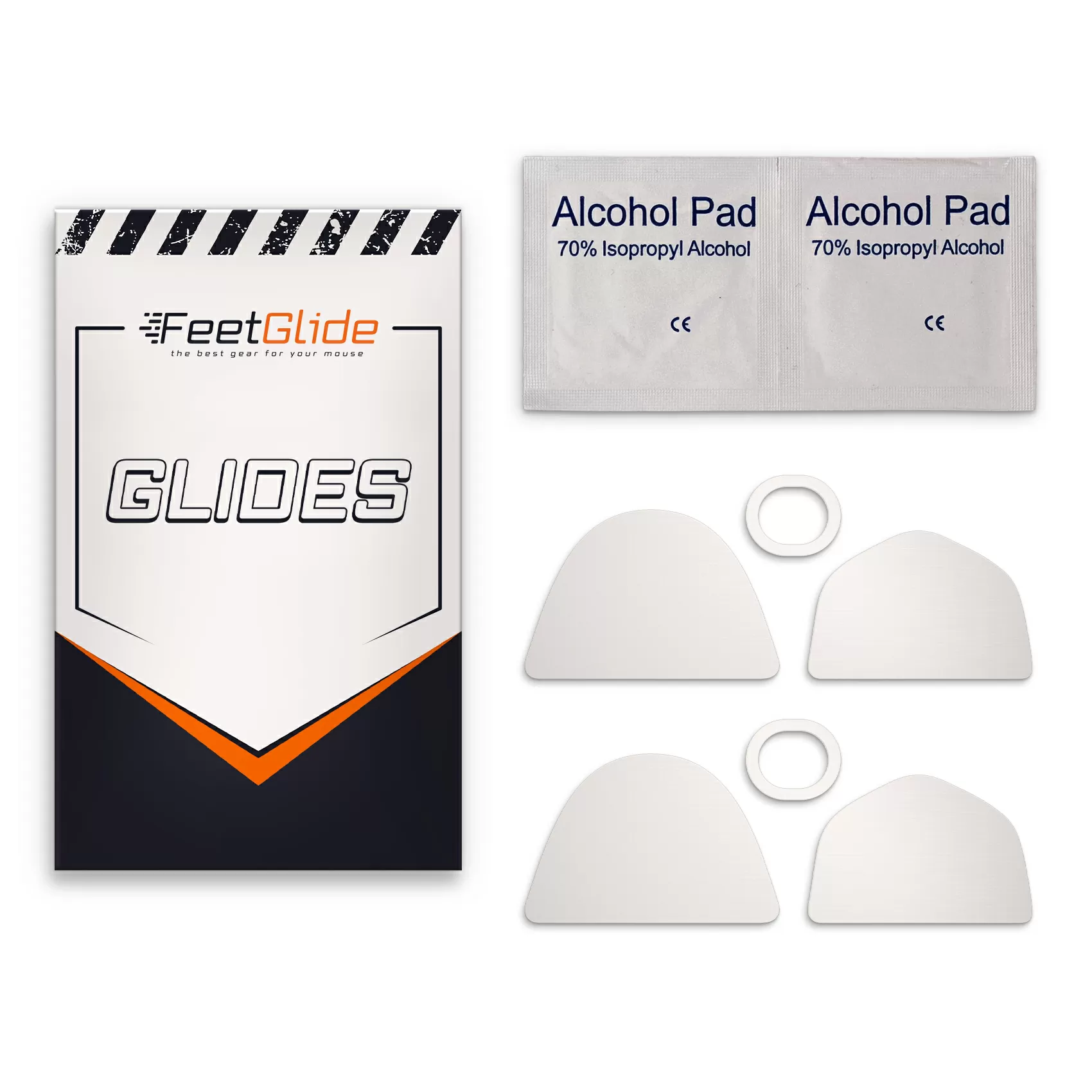 FeetGlide Skates for Logitech G303 Shroud Edition (FG-146) - delivery set