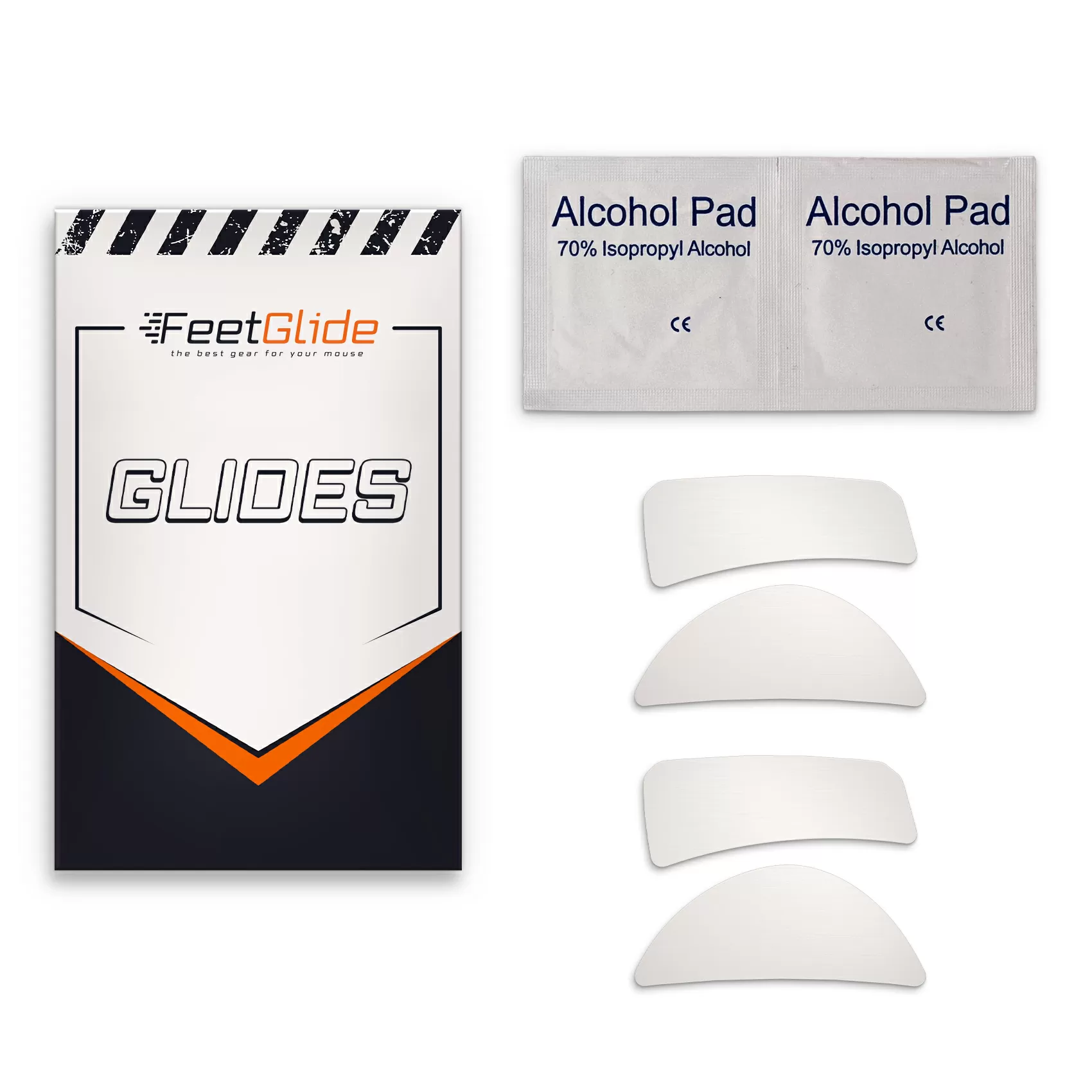 FeetGlide Skates for Roccat Kone Pure Ultra (FG-147) - delivery set