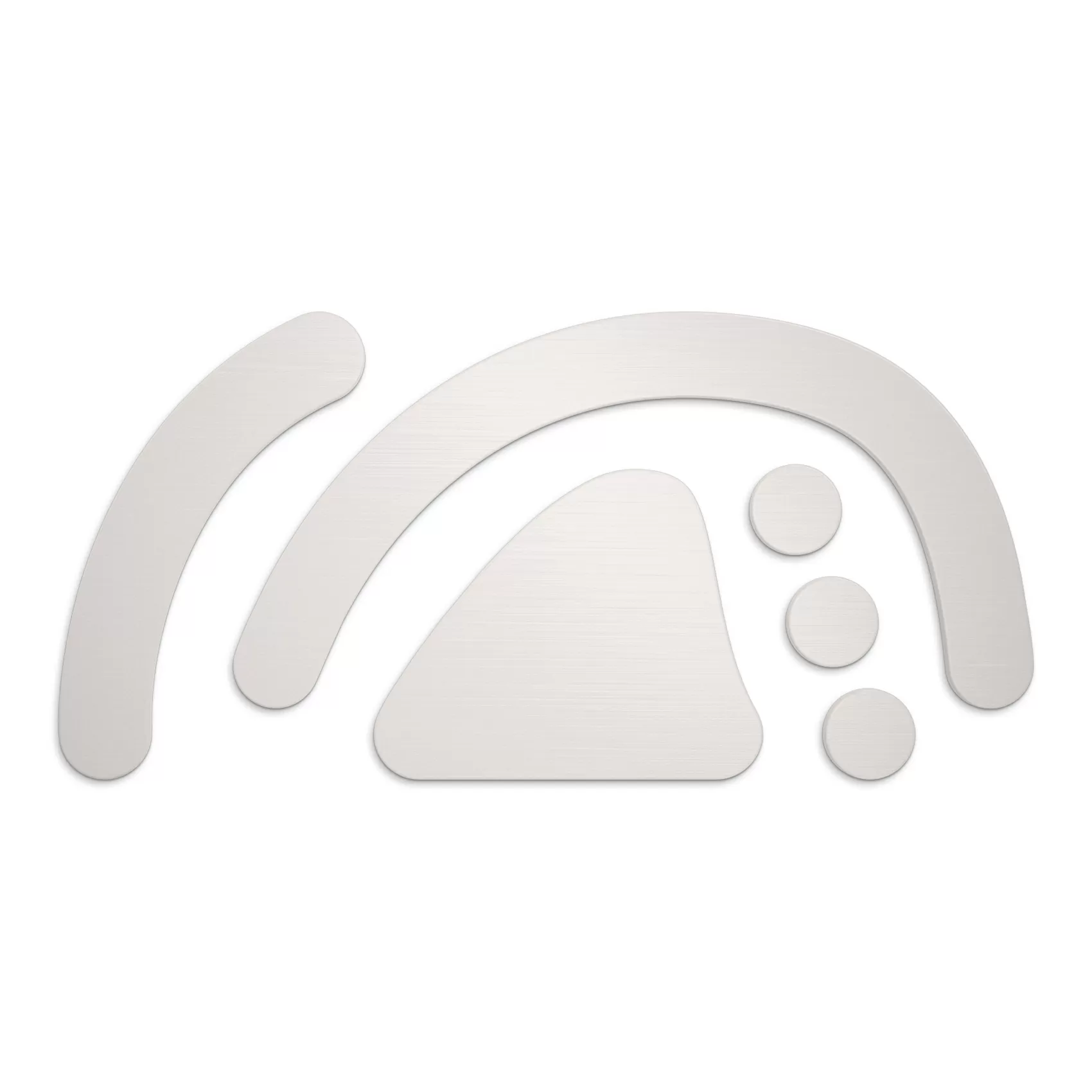 Глайды FeetGlide для Delux M618XSD (FG-178) вид сверху