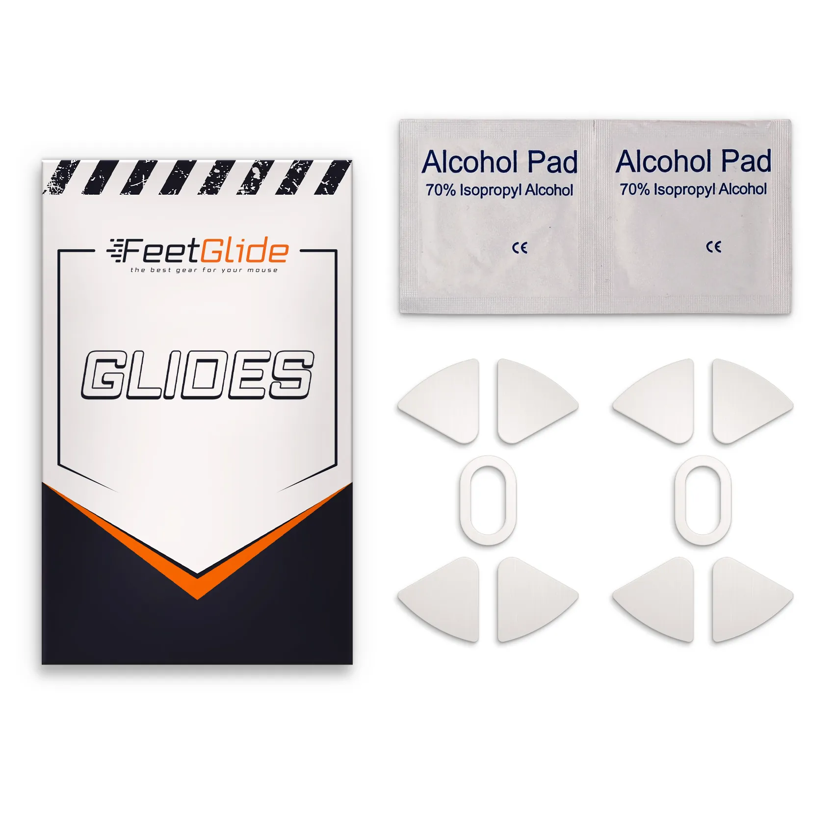 Глайды FeetGlide для Asus ROG Strix Impact III (FG-198) фото комплекта поставки