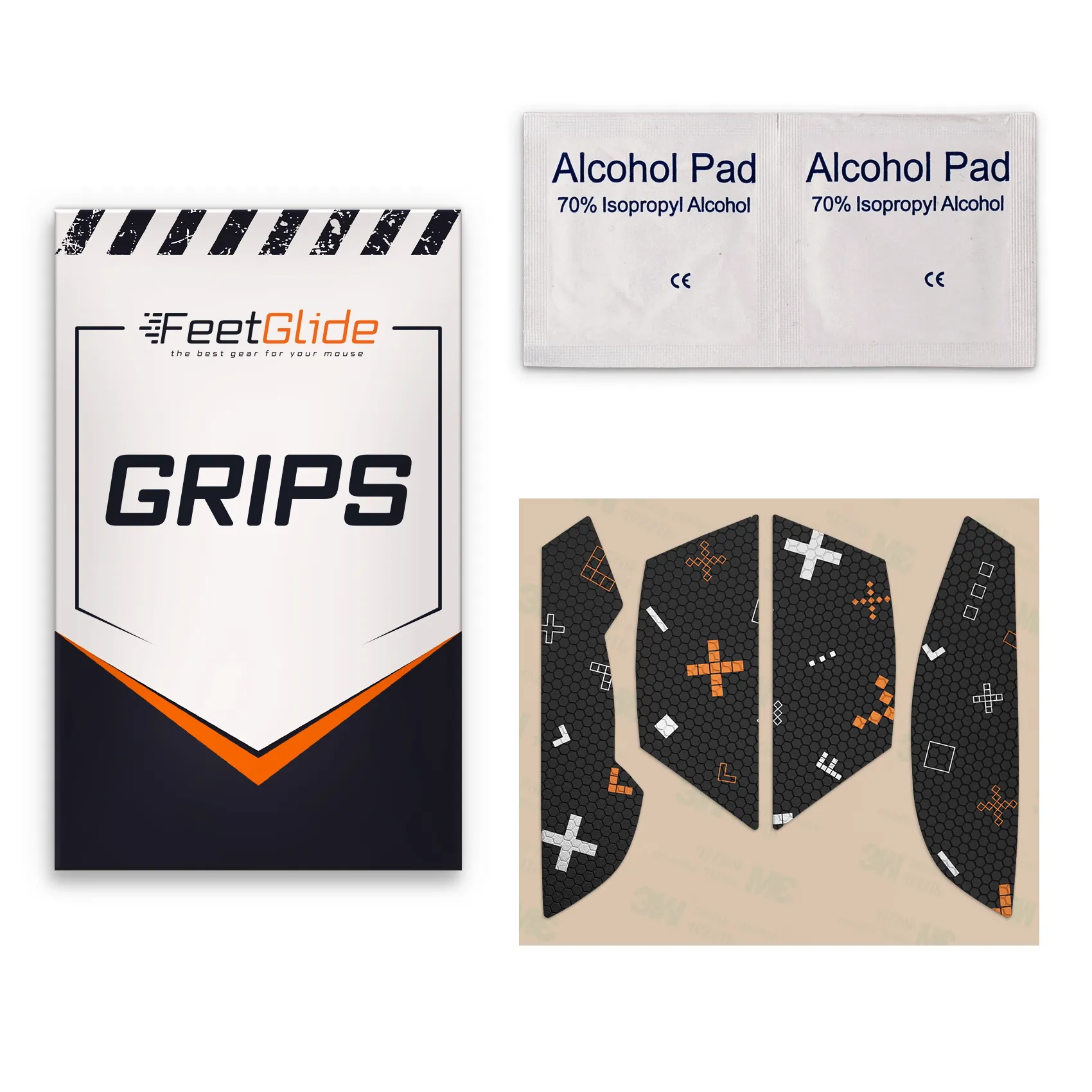 FeetGlide Grip Tape for Razer Cobra / Cobra Pro (MG-00701) - delivery set