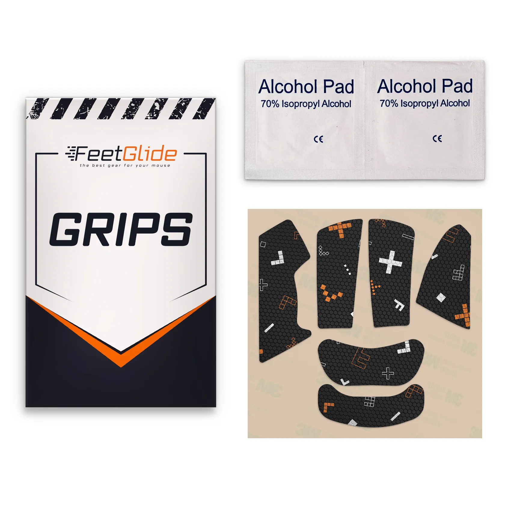 Asus Keris 2 3 Zestaw dostawczy Gripy FeetGlide do Asus ROG Keris II Ace Wireless (MG-02801)