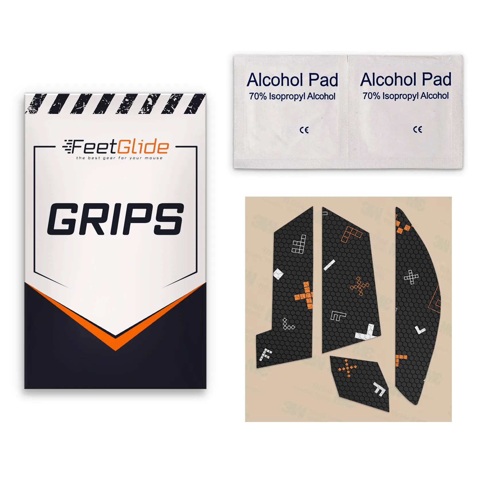 Corsair Darkstar Wireless RGB 3 Накладки FeetGlide для Corsair Darkstar Wireless RGB (MG-02601) комплект поставки