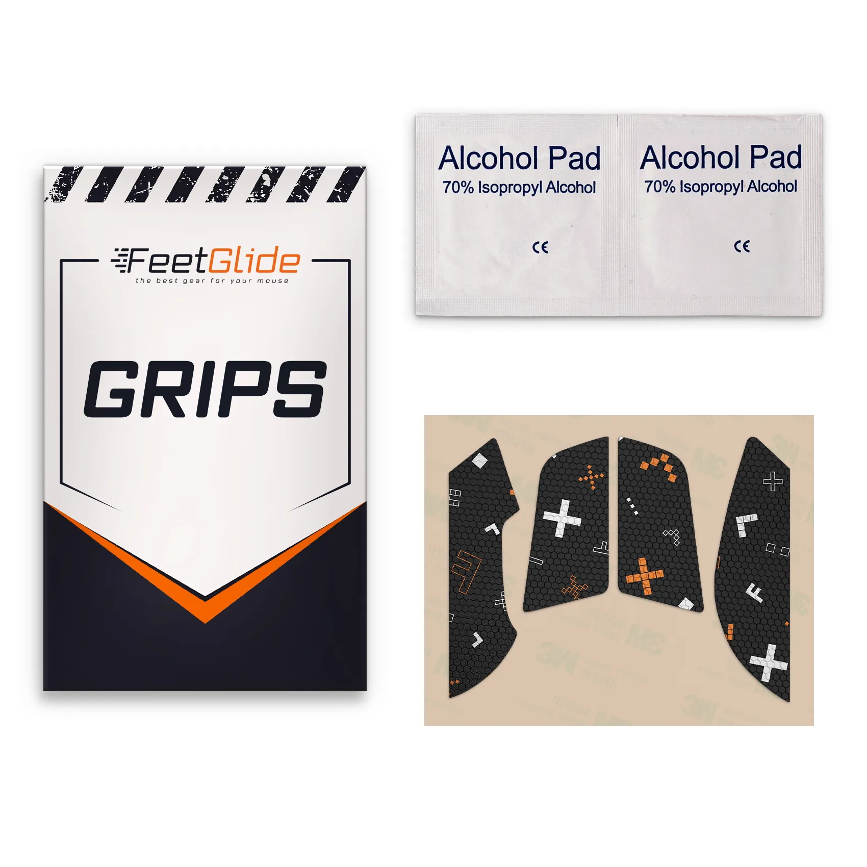 Corsair Katar Elite Wireless Katar Pro XT 3 Накладки FeetGlide для Corsair Katar Pro XT / Katar Pro Wireless / Katar Elite Wireless (MG-02201) комплект поставки