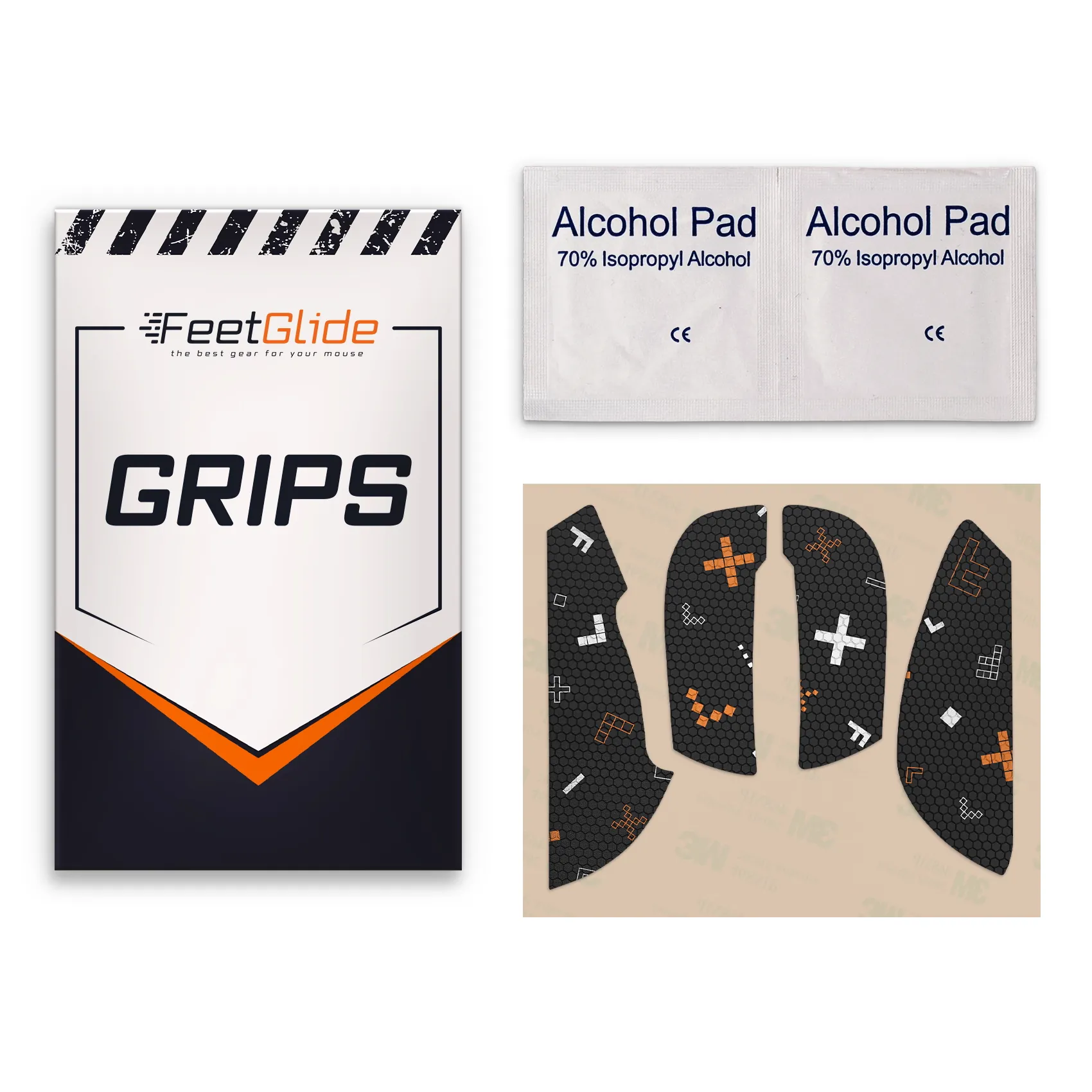 Xtrfy M4 3 Zestaw dostawczy Gripy FeetGlide do Xtrfy M4 / Xtrfy M4 Wireless (MG-02301)