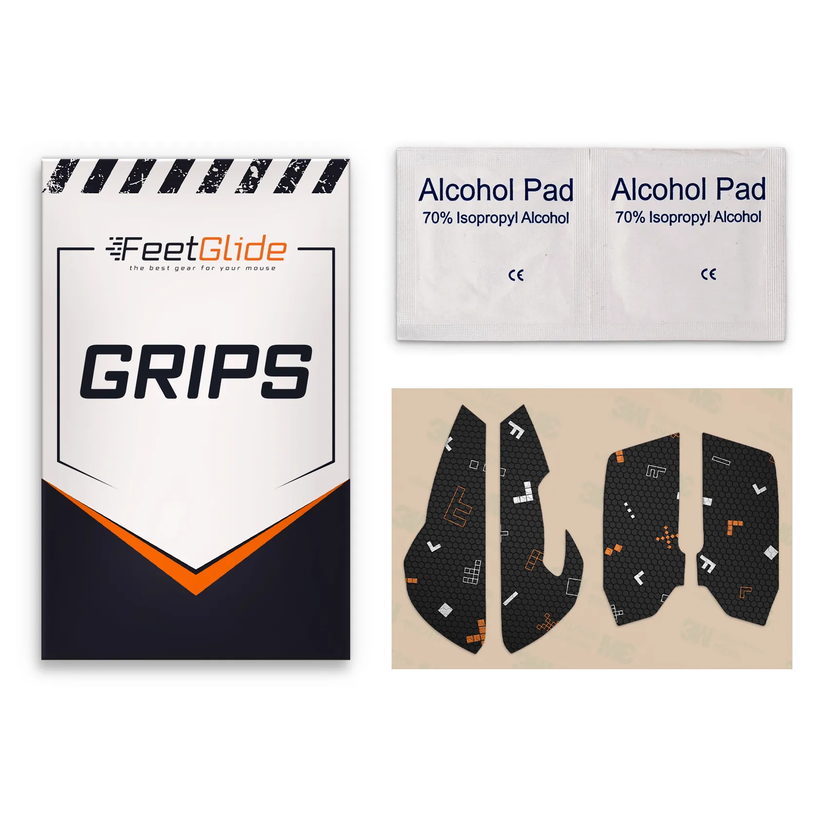 Razer Viper Mini 3 FeetGlide Grip Tape for Razer Viper Mini (MG-03301) - delivery set