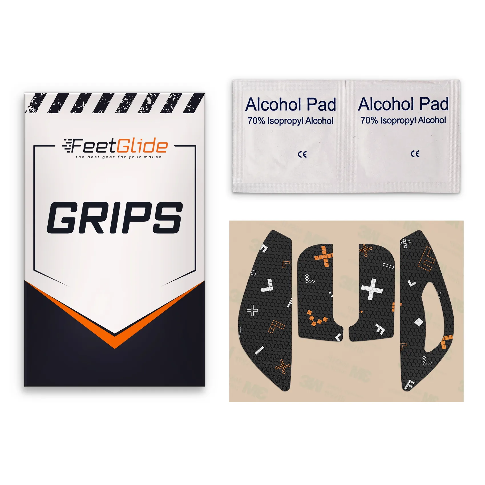 Накладки FeetGlide для Zowie S1-C / S2-C (MG-05201) комплект поставки