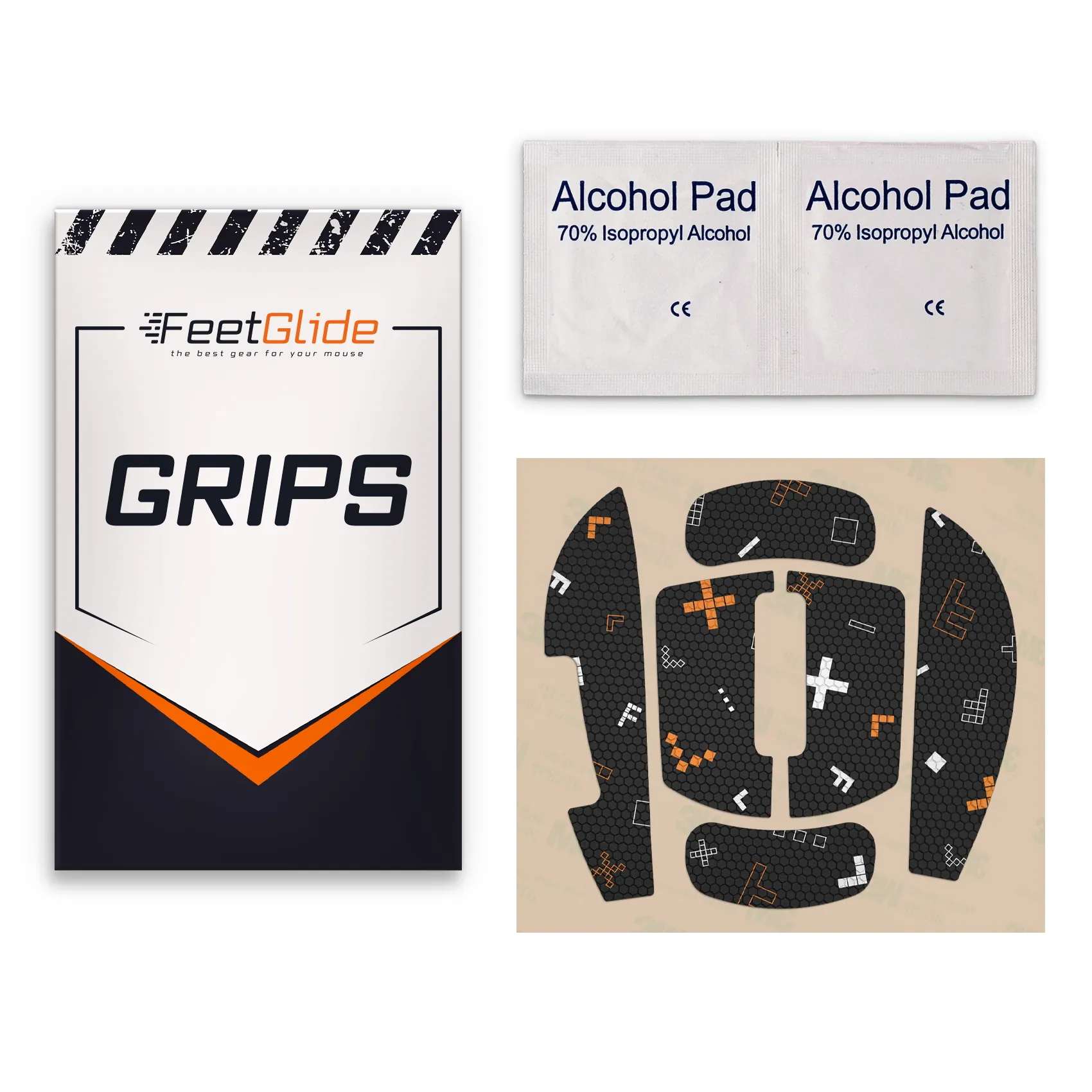 Zestaw dostawczy Gripy FeetGlide do Attack Shark R6 (MG-06901)