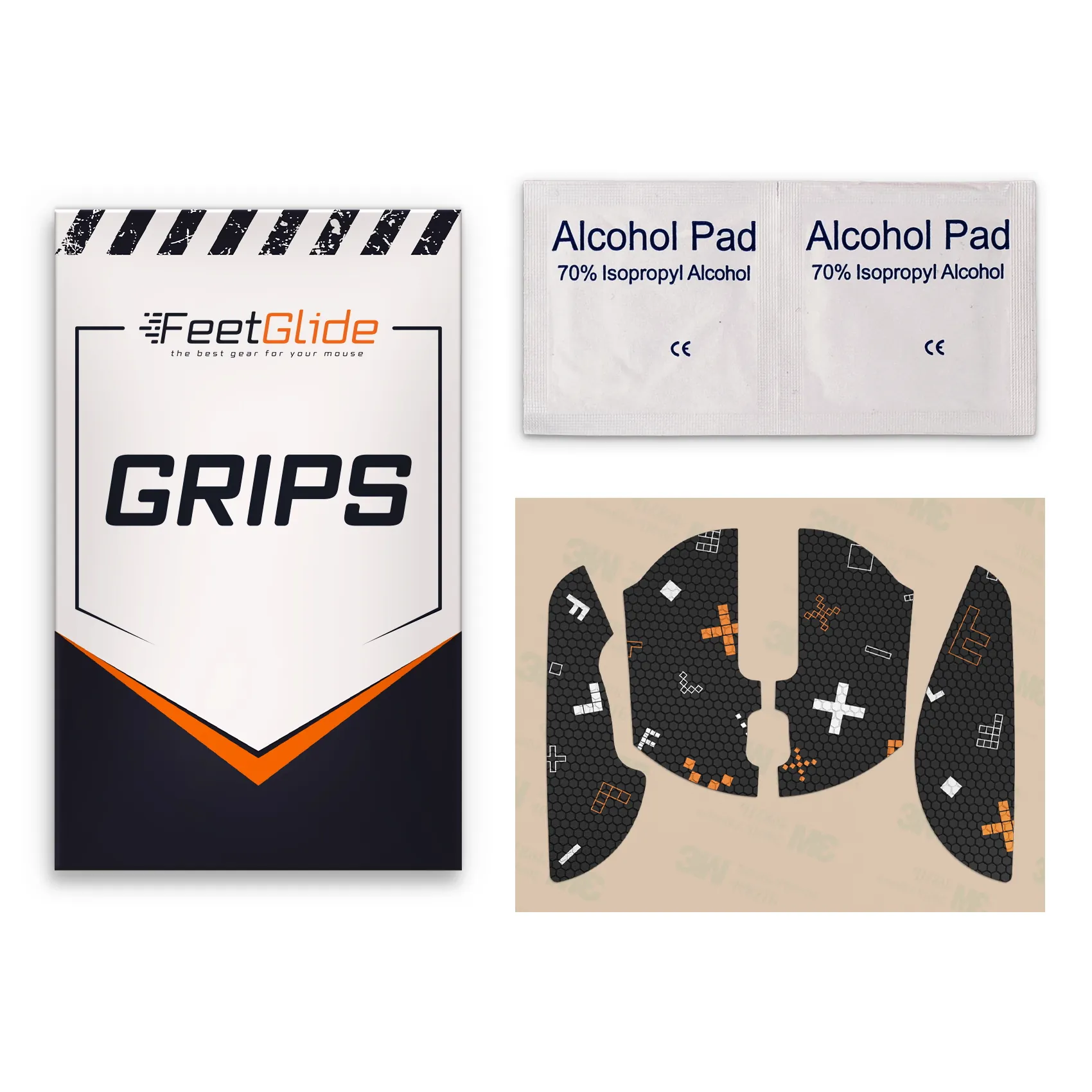 FinalMouse Ultralight 2 3 Накладки FeetGlide для FinalMouse Ultralight 2 (MG-06001) комплект поставки