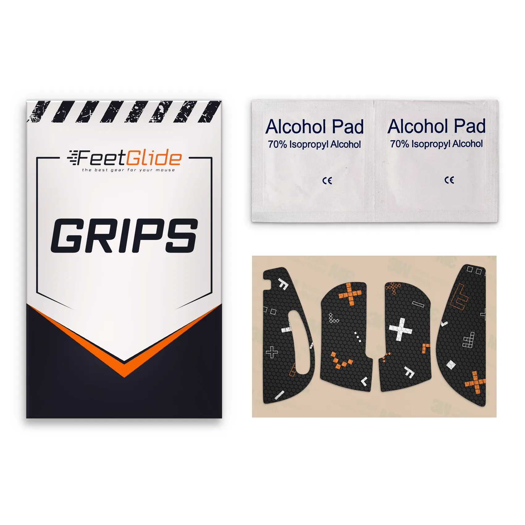 Lamzu Inca Superlight 8K 3 Zestaw dostawczy Gripy FeetGlide do Lamzu Inca (MG-06801)