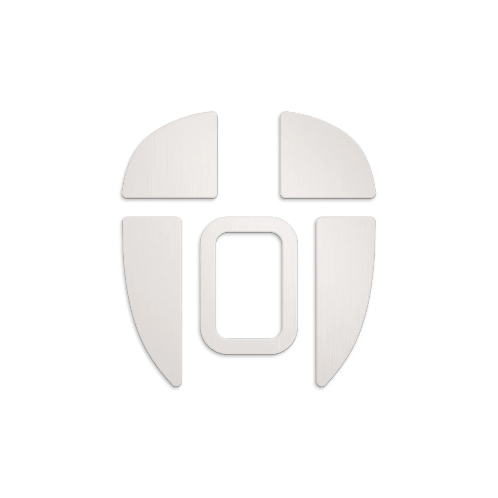 FeetGlide Skates for Bloody R72 Pro Duo / R72 Ultra / R72 Ultra Duo (FG-285) - top view