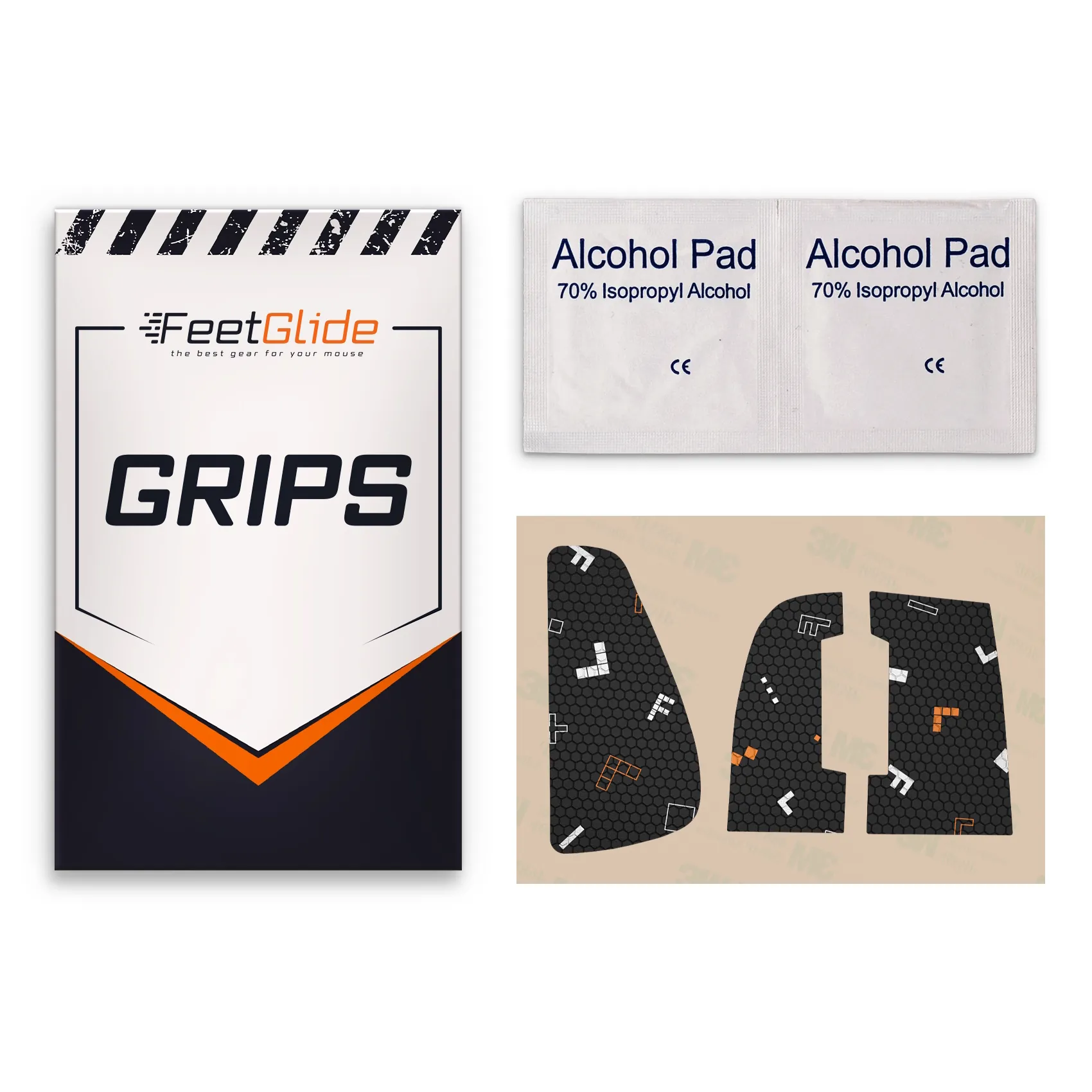 Накладки FeetGlide для Razer Pro Click V2 Vertical Edition (MG-07801) комплект поставки