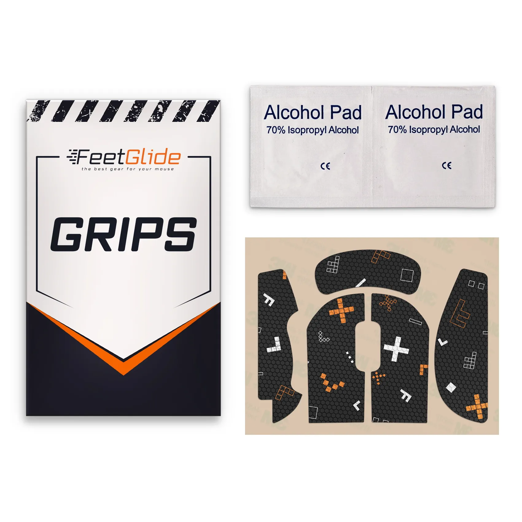 Накладки FeetGlide для Zowie U2 Wireless (MG-07201) комплект поставки