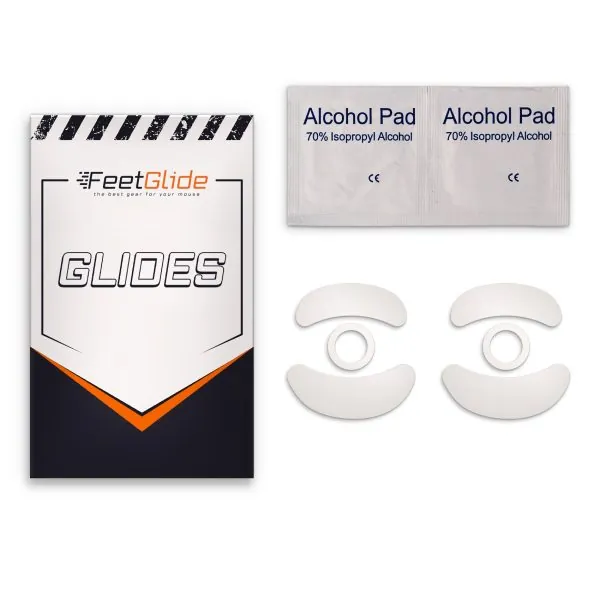 FeetGlide Skates for Vaxee Zygen NP-01 / Zygen NP-01S Wireless / E1 Wireless / Outset AX / Outset AX Wireless - delivery set