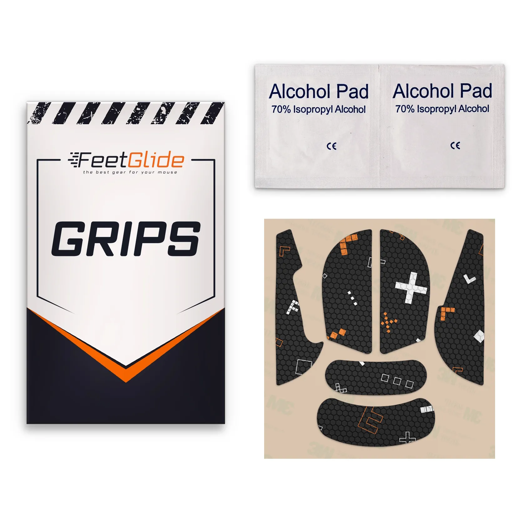 Keychron M4 3 Zestaw dostawczy Gripy FeetGlide do Keychron M4 Wireless