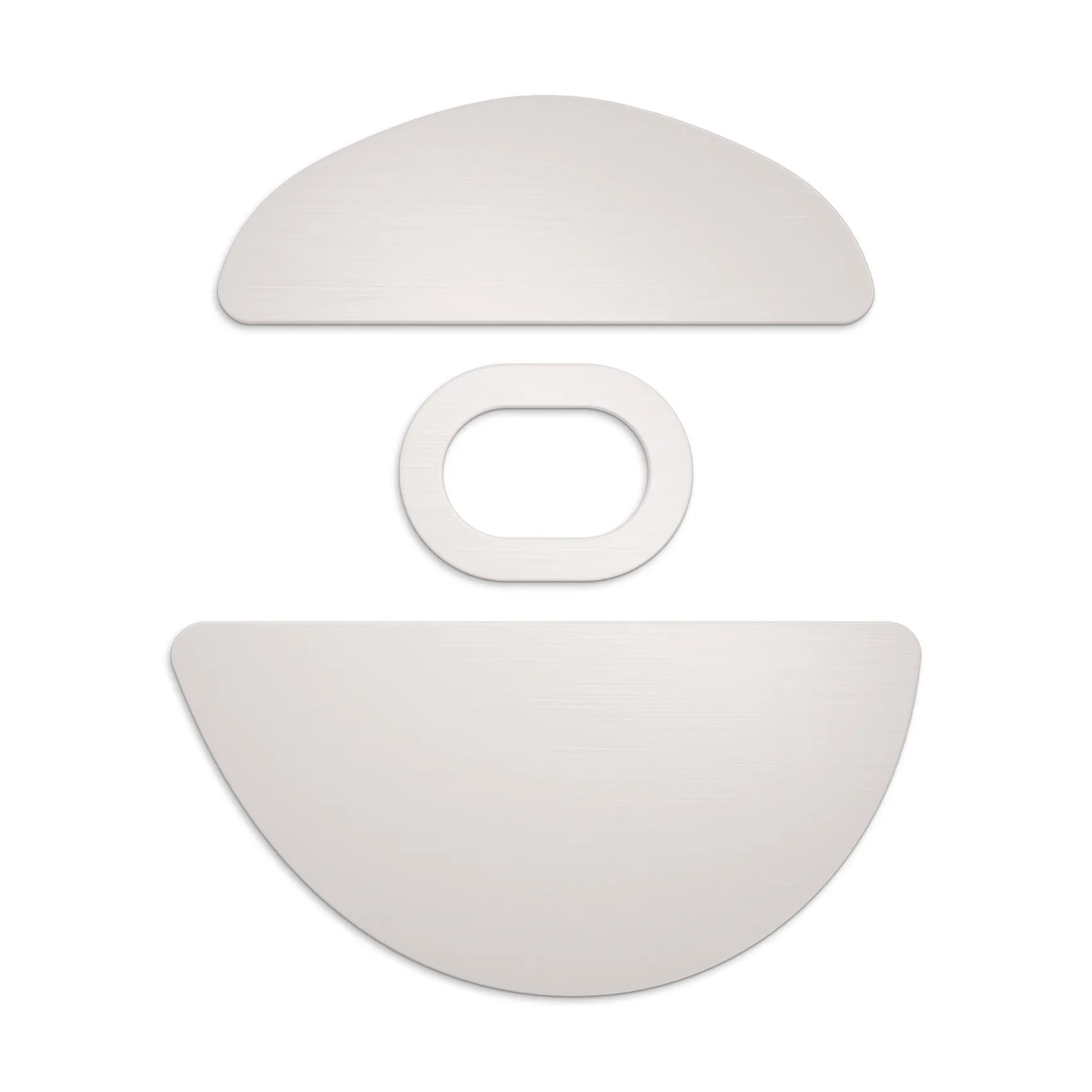 Глайды FeetGlide для Lamzu Paro / Paro Aurora вид сверху