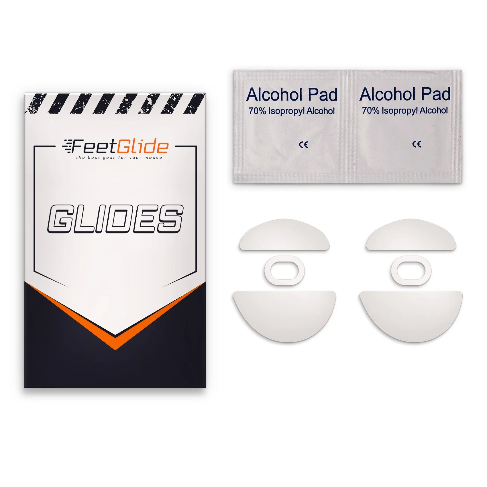 Глайды FeetGlide для Lamzu Paro / Paro Aurora комплект поставки