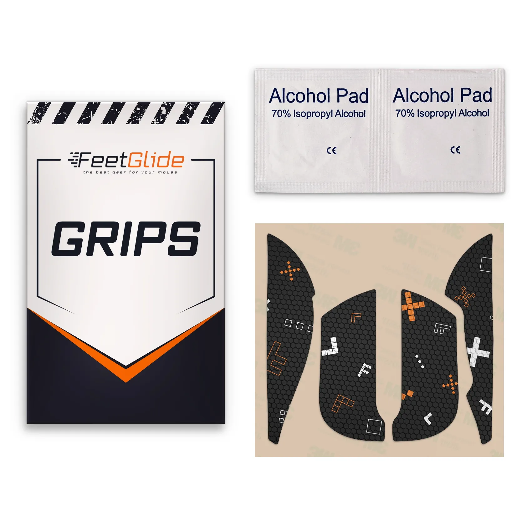 Zestaw dostawczy Gripy FeetGlide do Xtrfy M42 / M42 Wireless