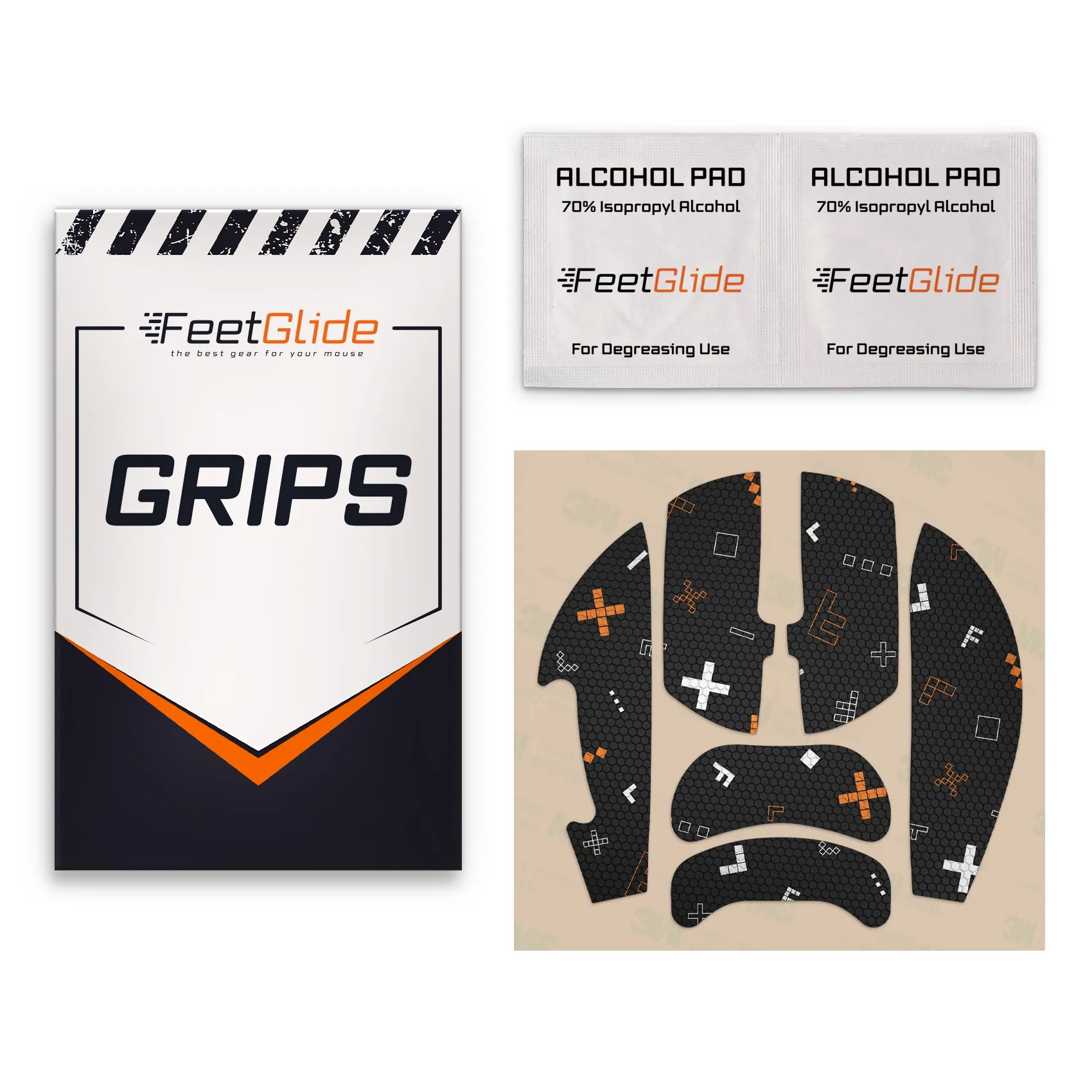 Zestaw dostawczy Gripy FeetGlide do G-Wolves HTS Plus / HTS Plus 4K