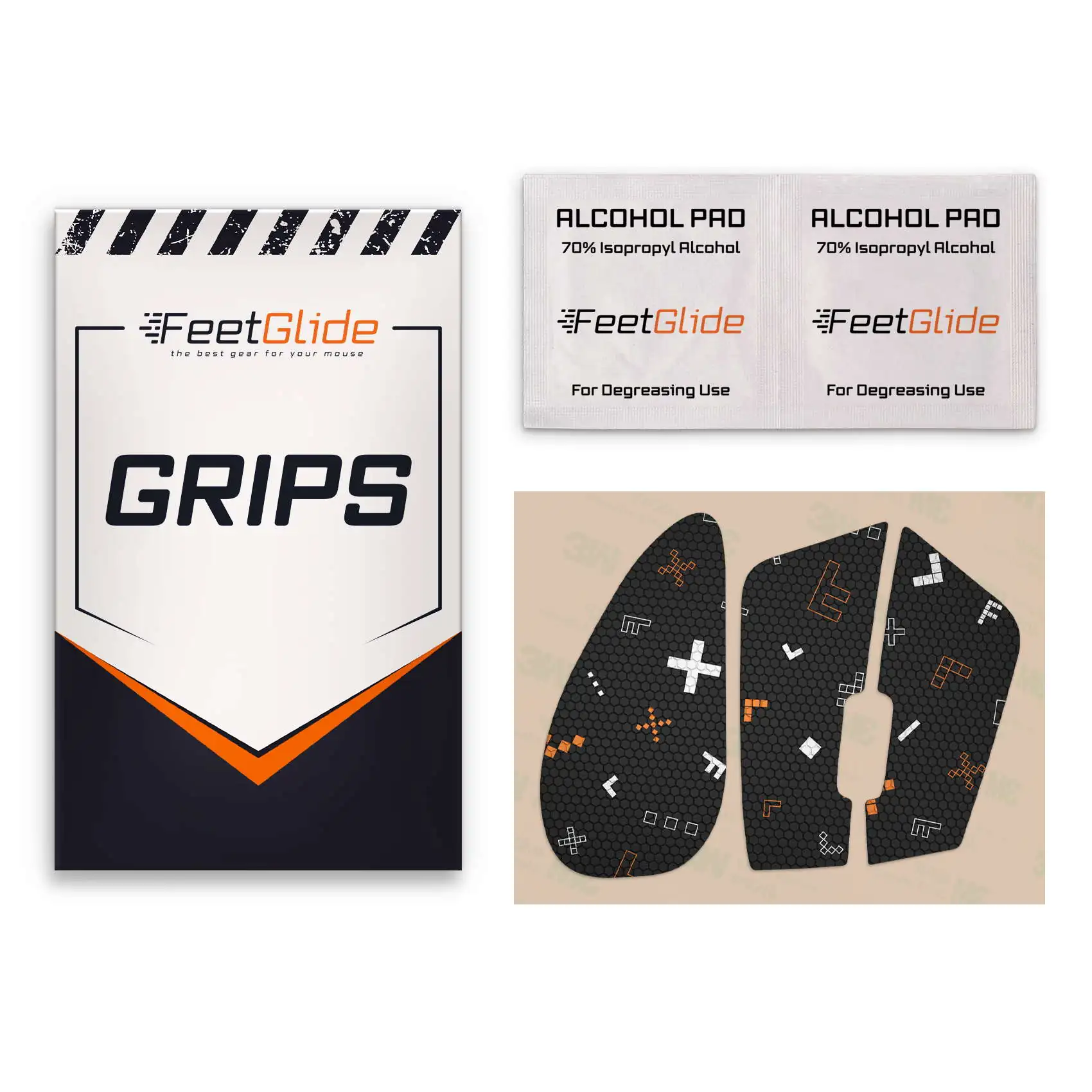 Keychron M5_3 FeetGlide Grip Tape for Keychron M5 - delivery set