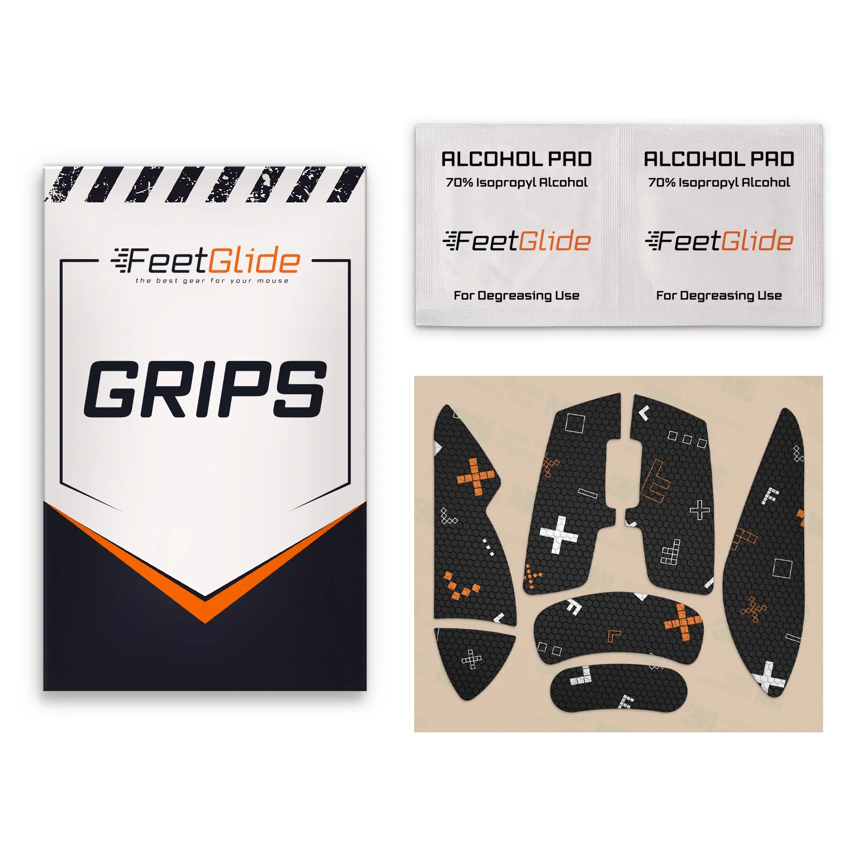 Logitech M720_3 FeetGlide Grip Tape for Logitech M720 - delivery set