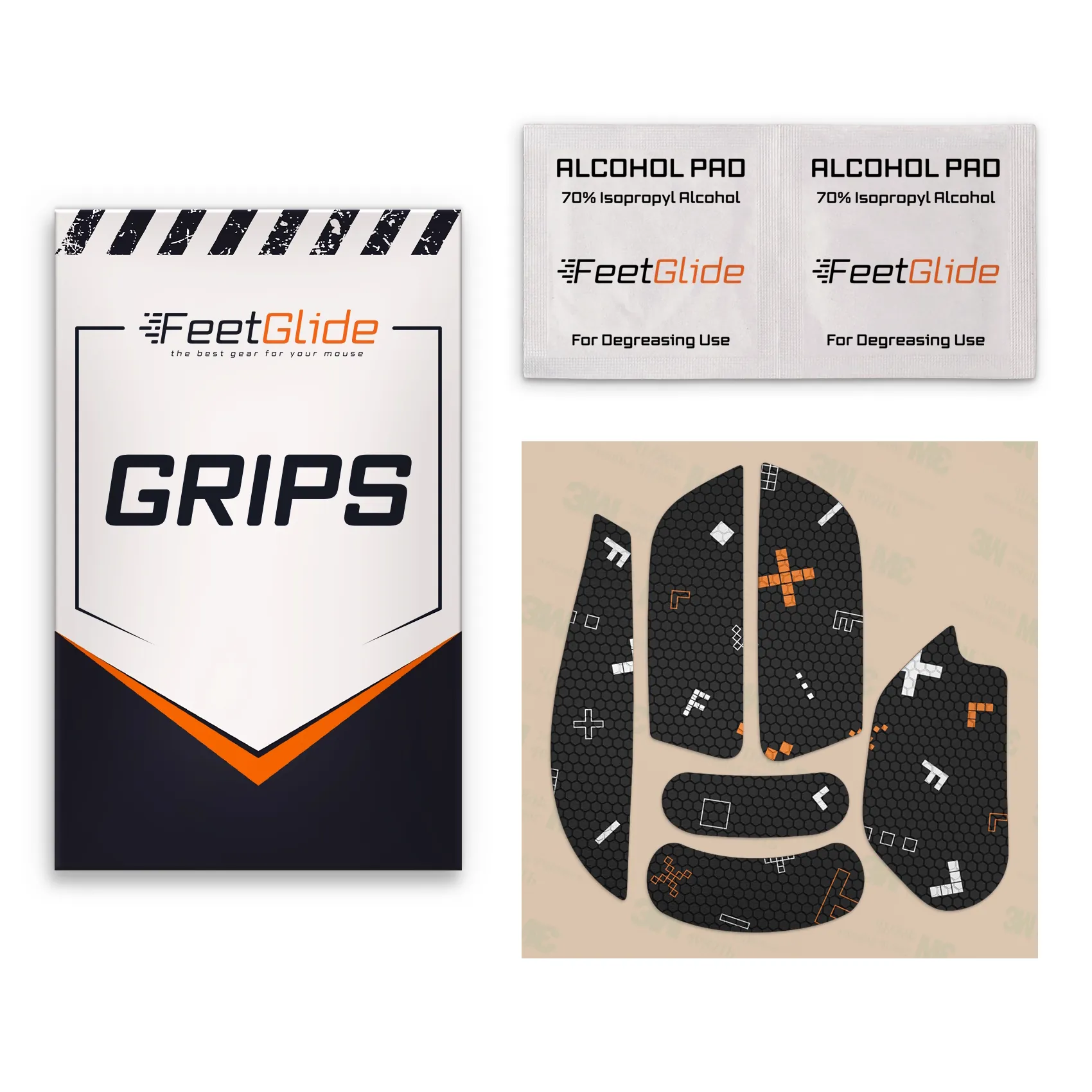 Zestaw dostawczy Gripy FeetGlide do Keychron M7