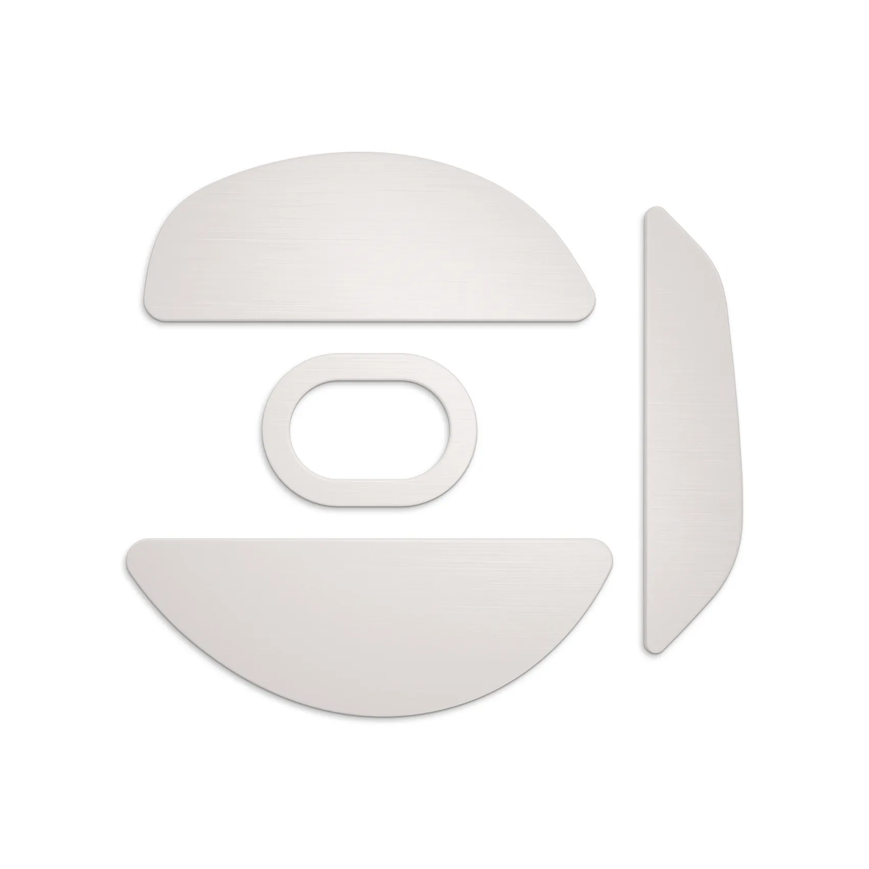 Глайды FeetGlide для Keychron M7 вид сверху