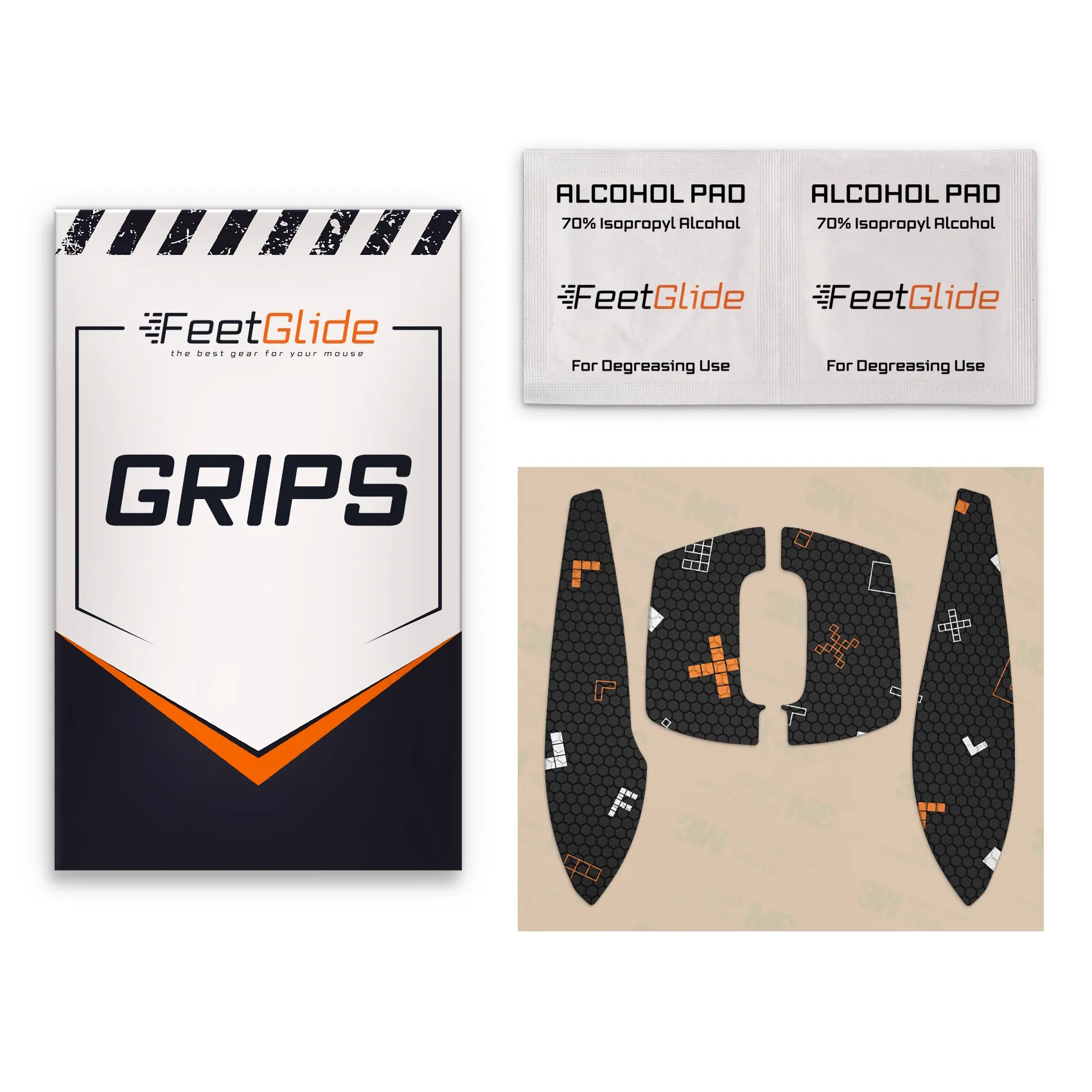 Razer Pro Click Mini_3 FeetGlide Grip Tape for Razer Pro Click Mini - delivery set