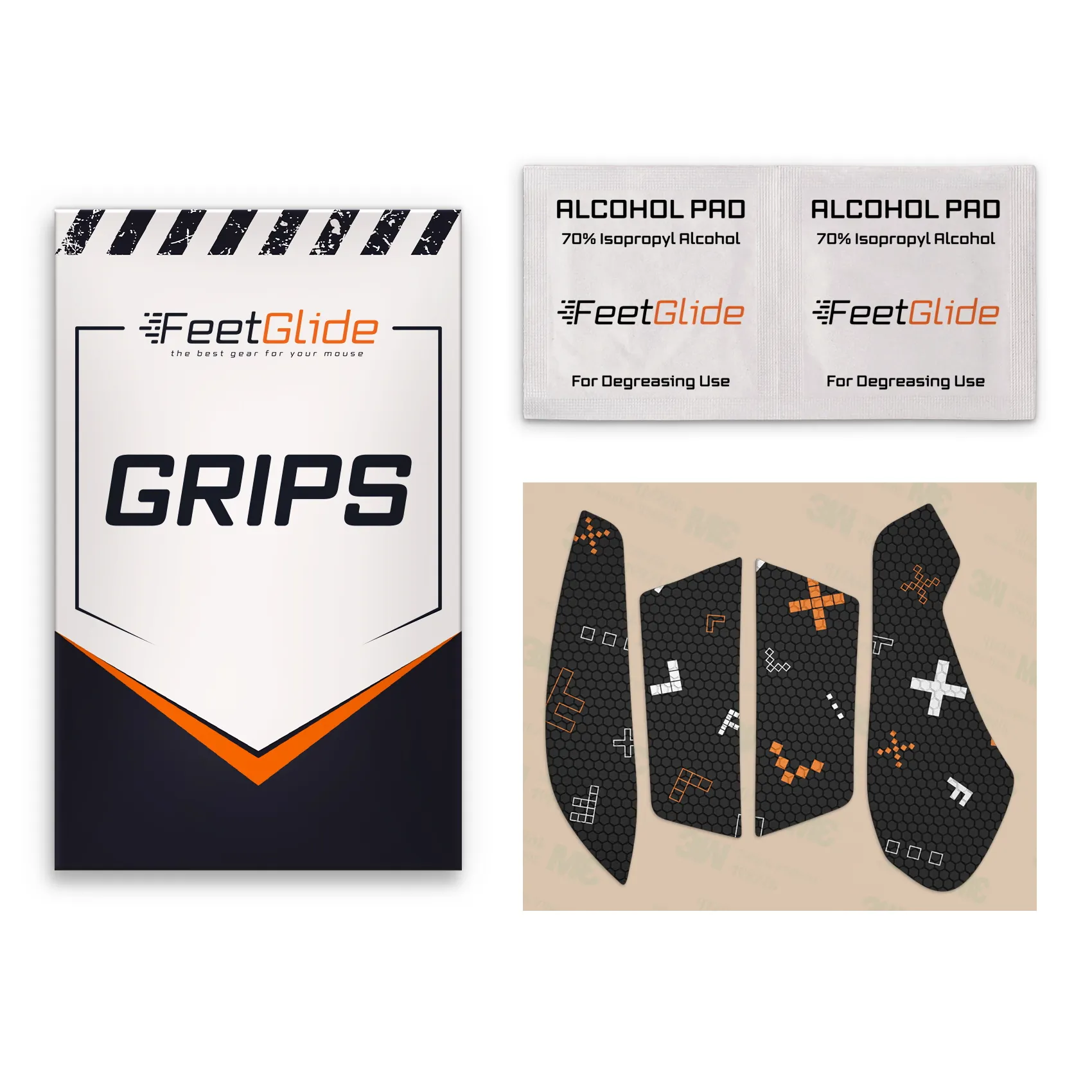 Накладки FeetGlide для Corsair Harpoon RGB Wireless комплект поставки