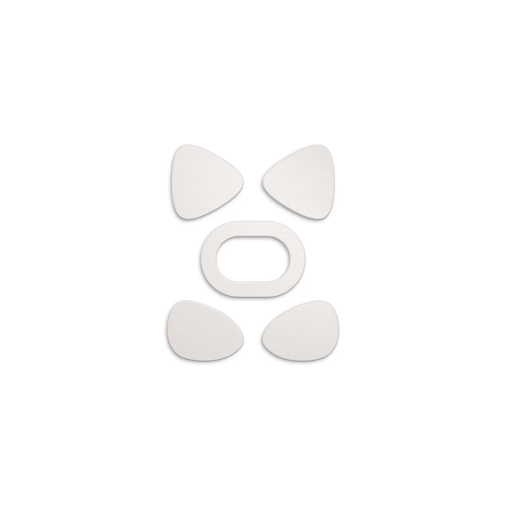 Глайди FeetGlide для GravaStar Mercury X Pro вид зверху